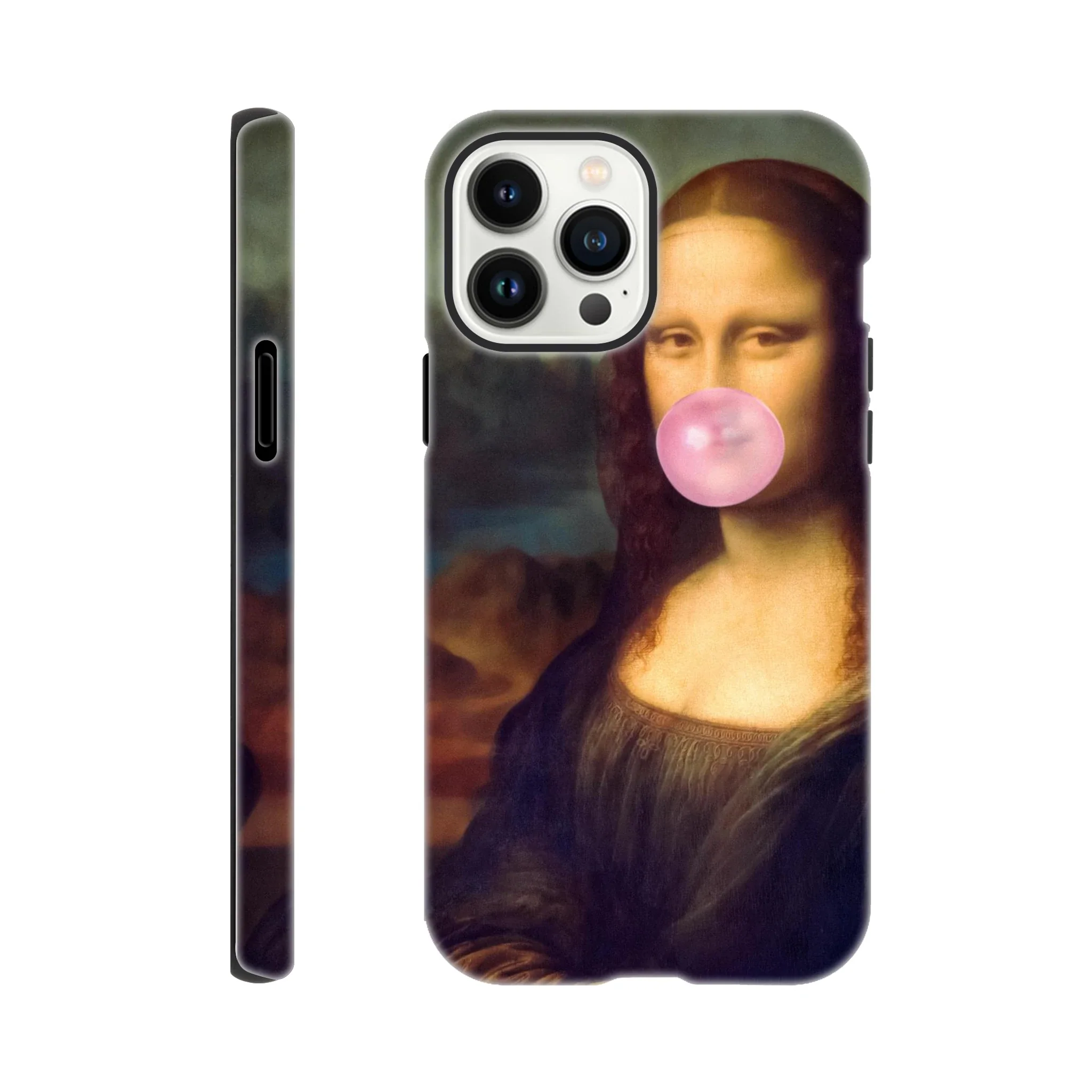 Mona Lisa Bubble Gum iPhone Case