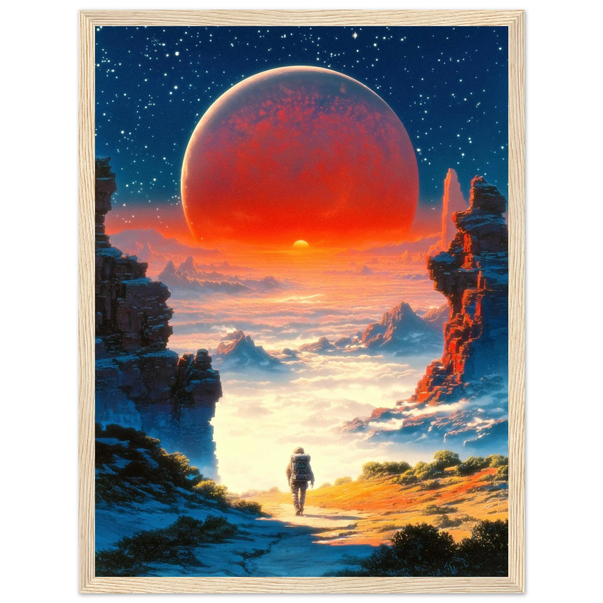 Astronaut's Red Dawn