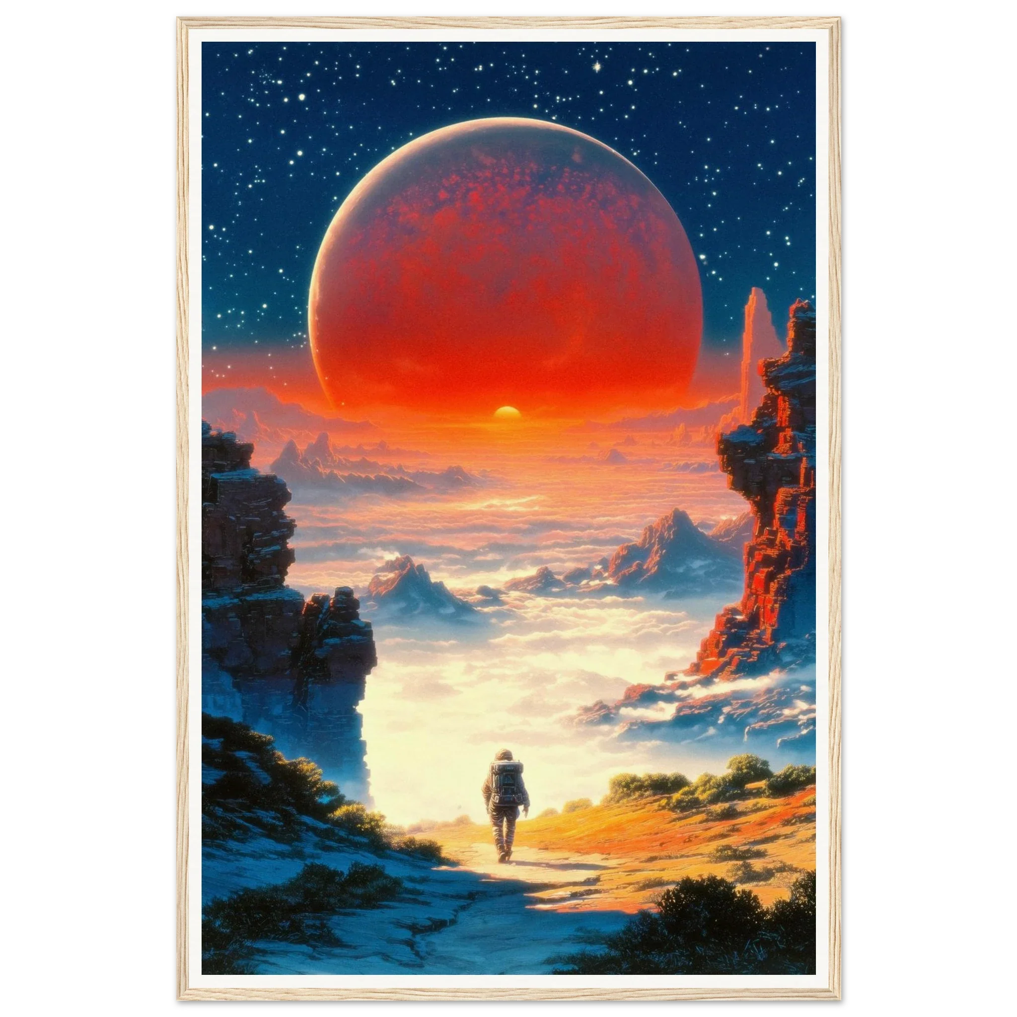 Astronaut's Red Dawn