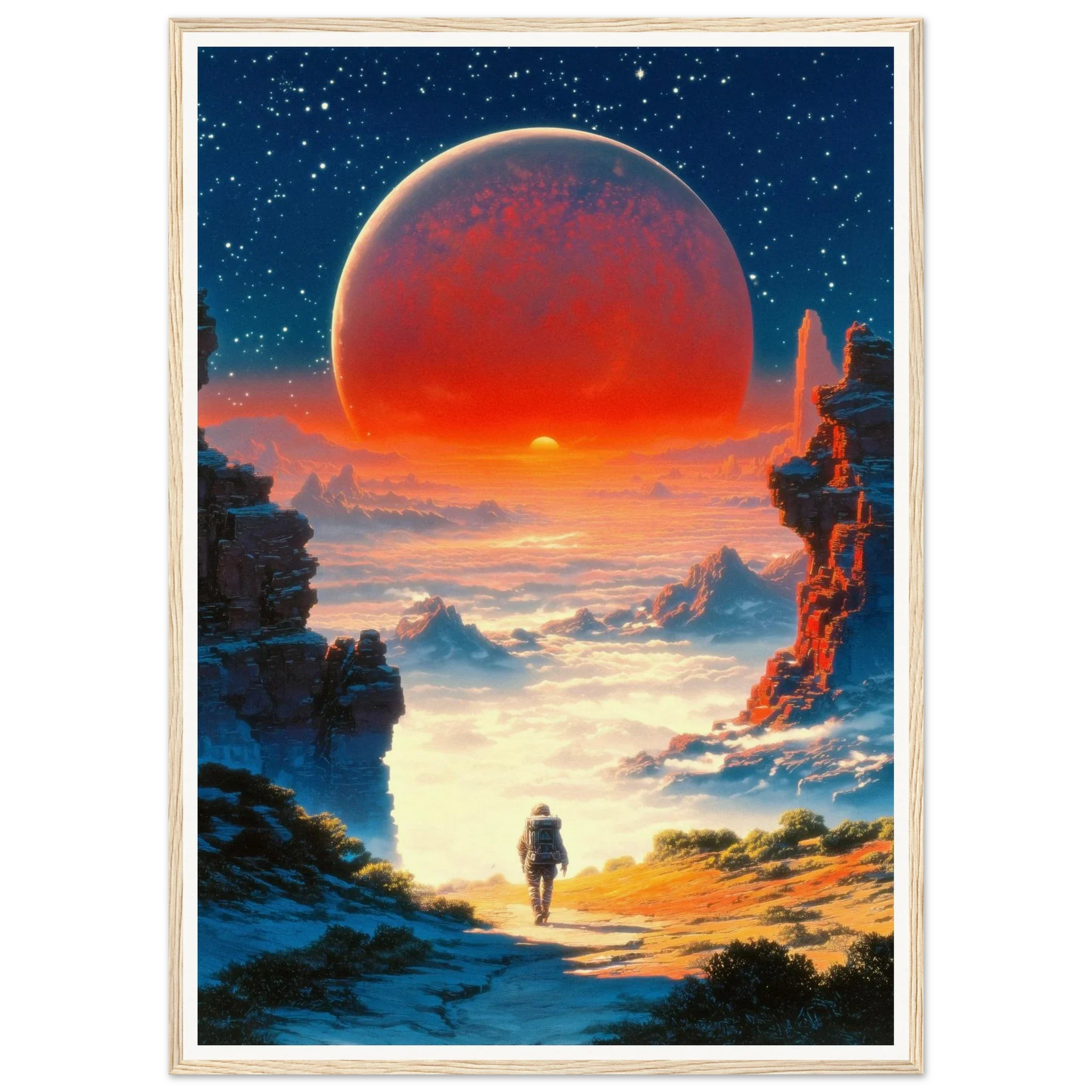 Astronaut's Red Dawn