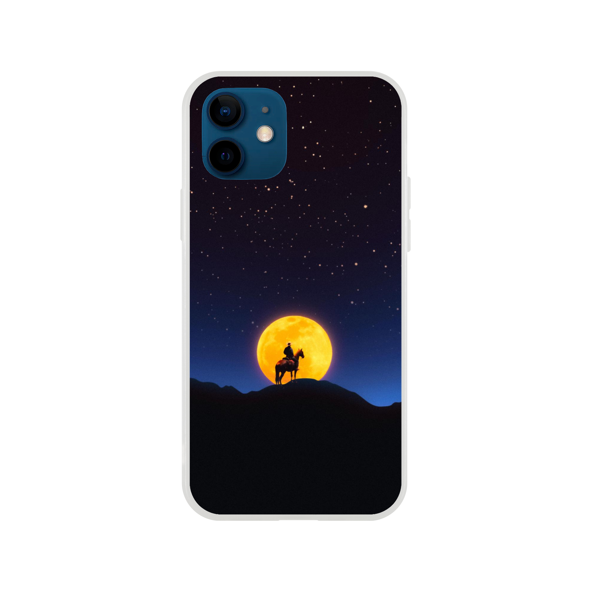 The Rider and The Moon iPhone Case