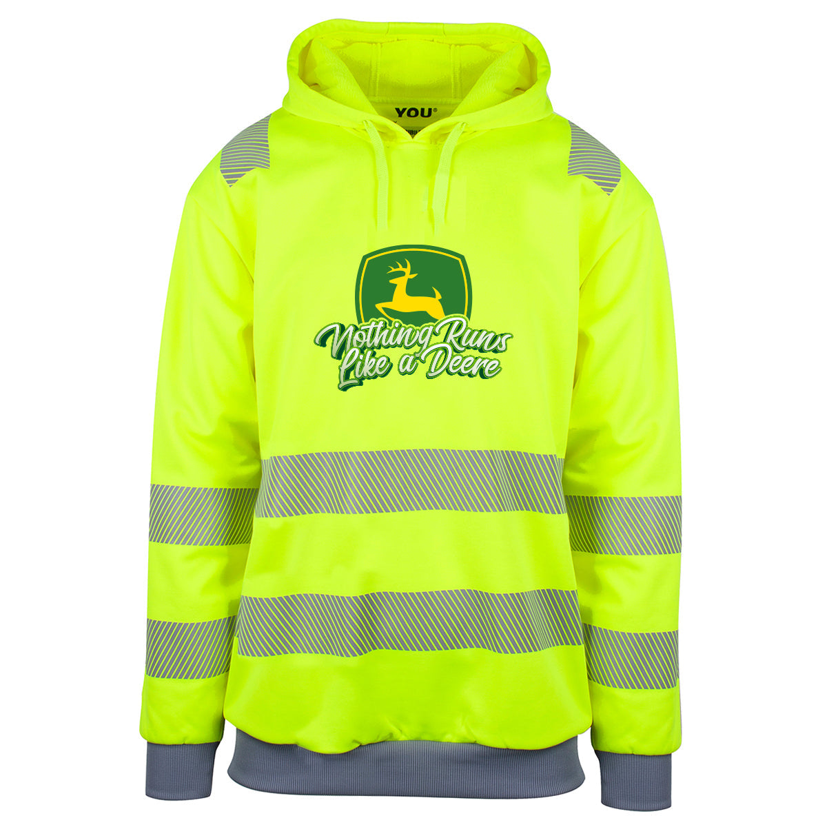 Nothing Runs Like a Deere - Reflekshoodie