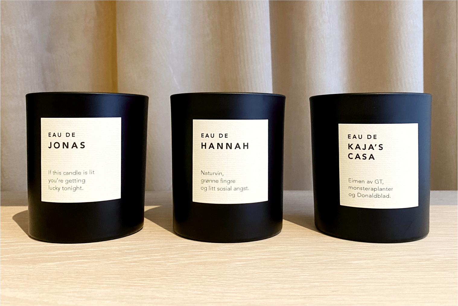 Eau de Konfirmasjonsgave duftlys