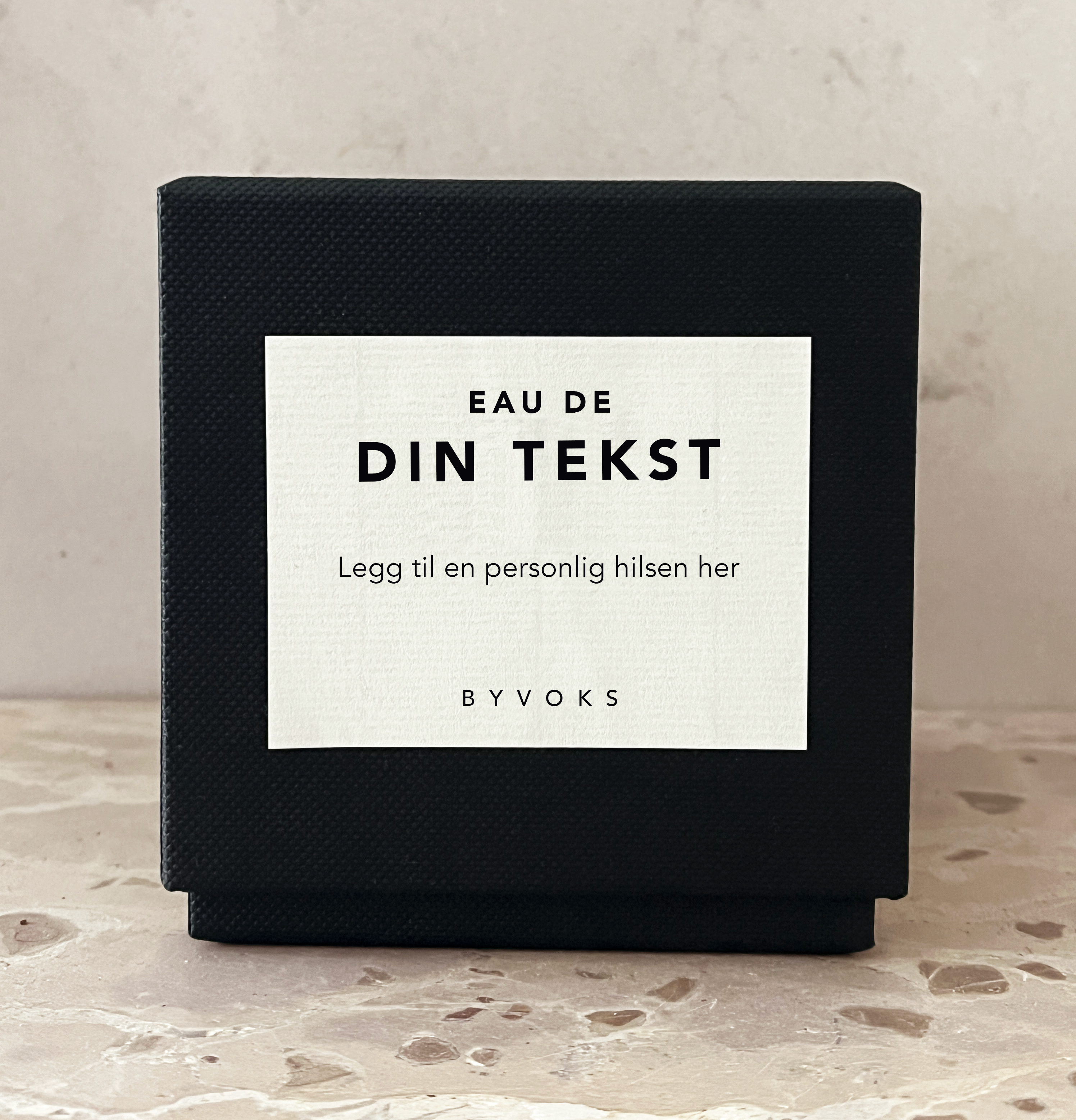 Julegaver til ansatte custom candle (50stk)