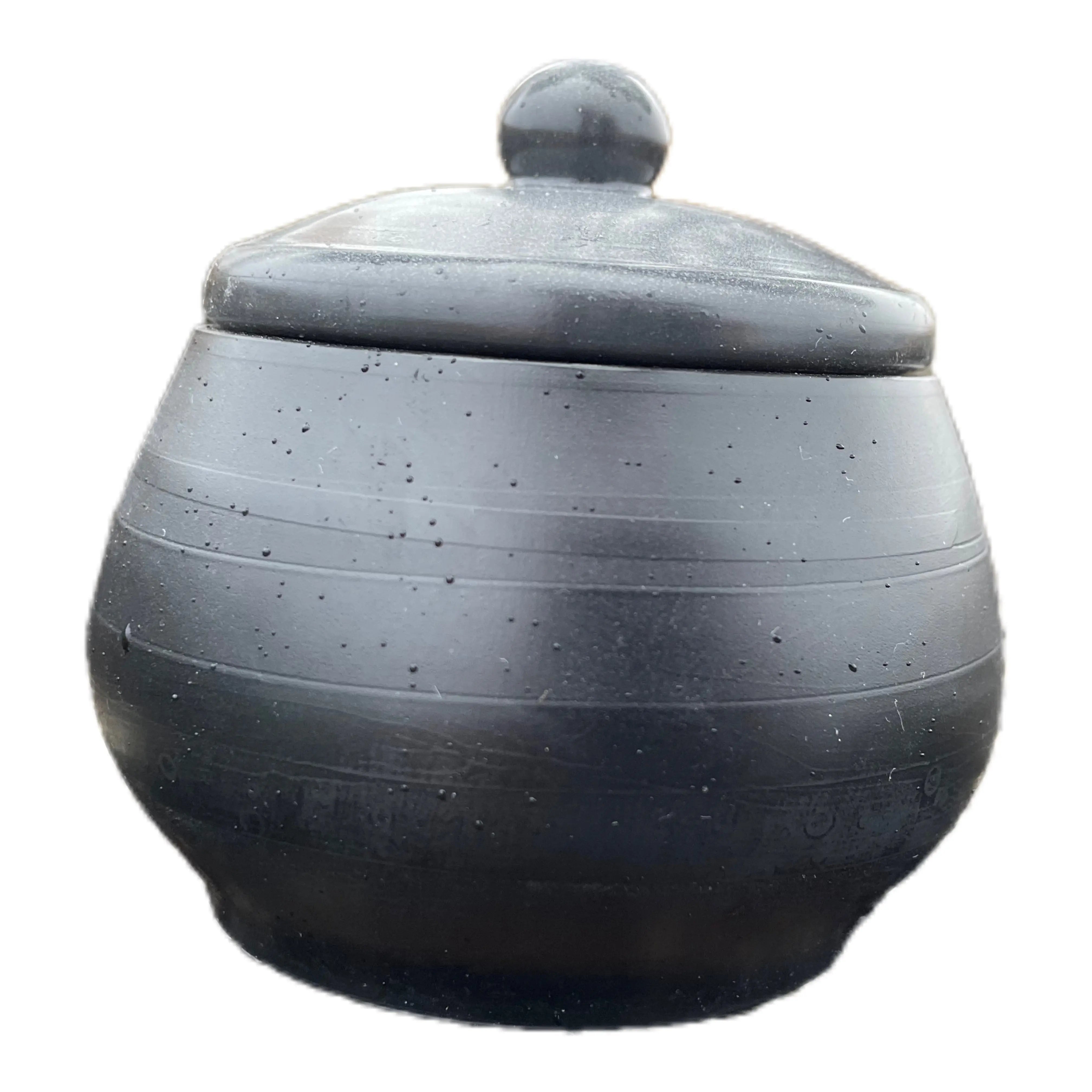 Håndlaget Liten Epoxy Krukke med Lokk