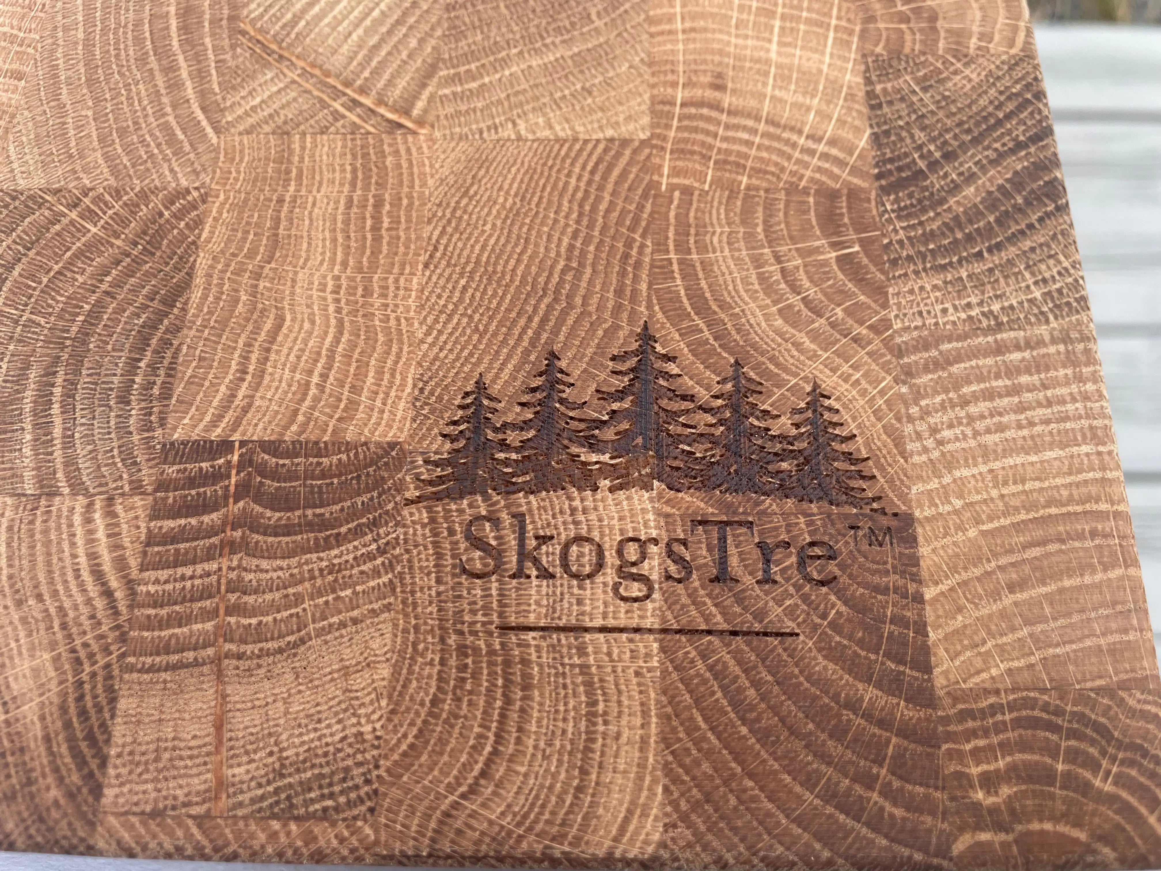 Premium Skjærefjøl i Eik Endeved 400 × 300 x 43 mm