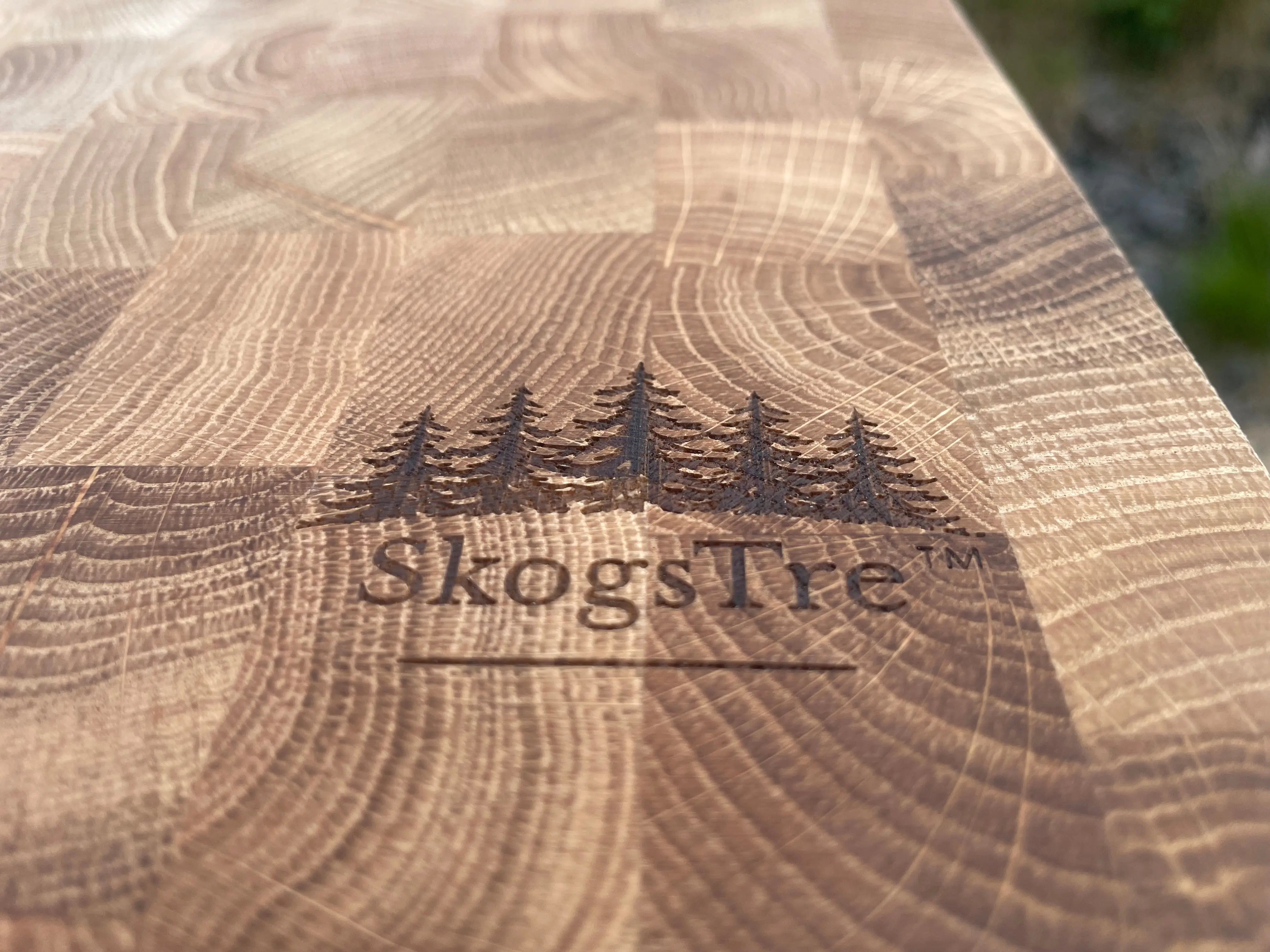 Premium Skjærefjøl i Eik Endeved 400 × 300 x 43 mm
