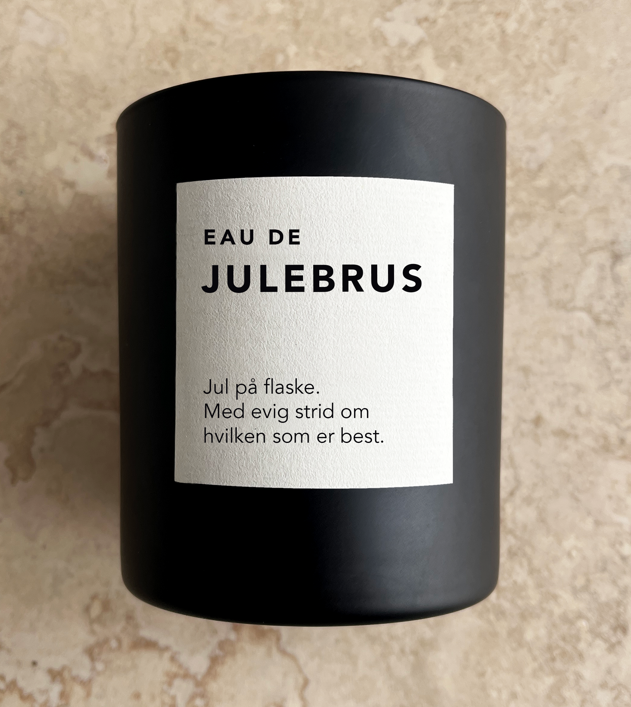 Eau de Julebrus duftlys
