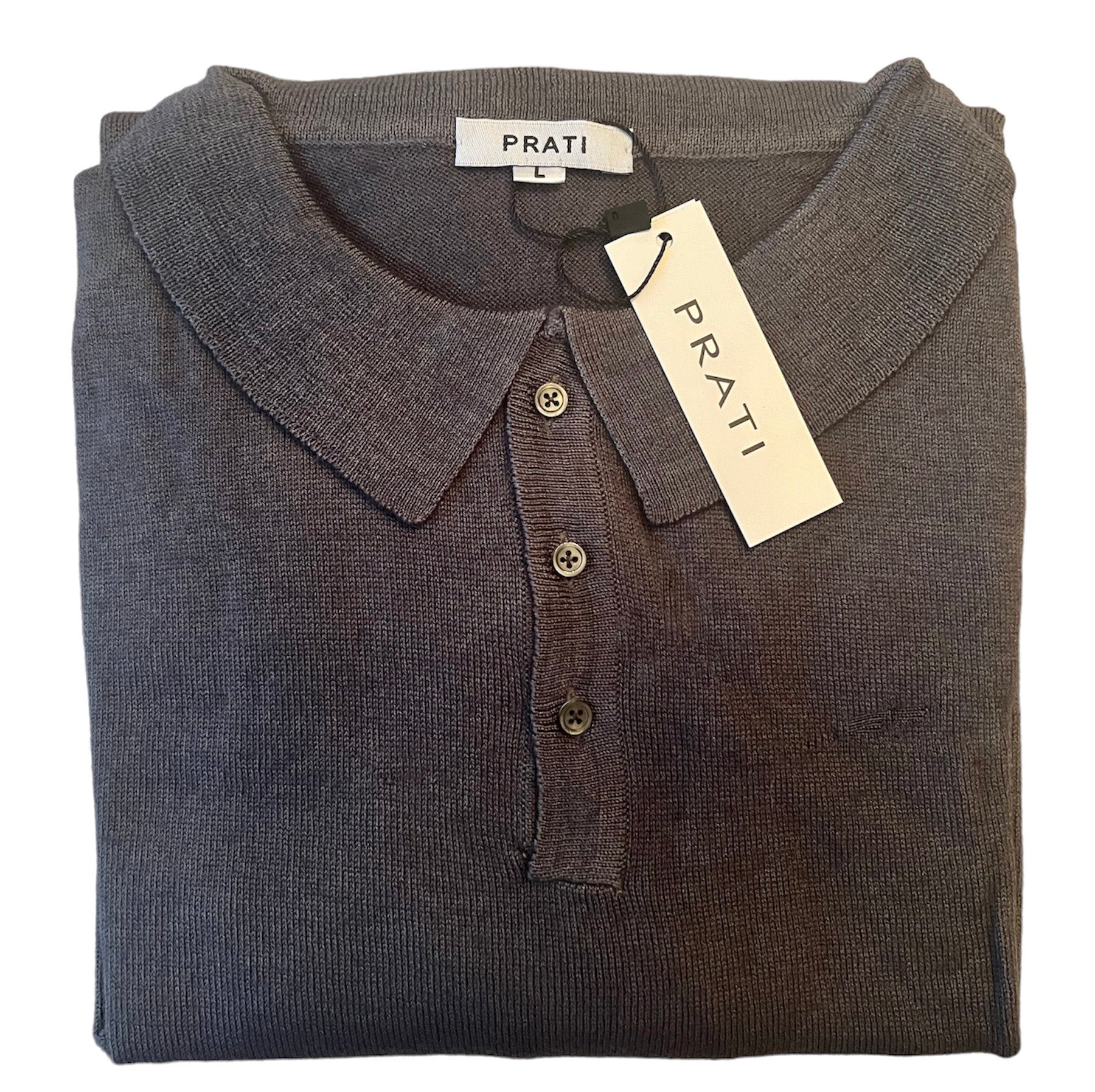 Men´s cashmere silk button down sweater grey