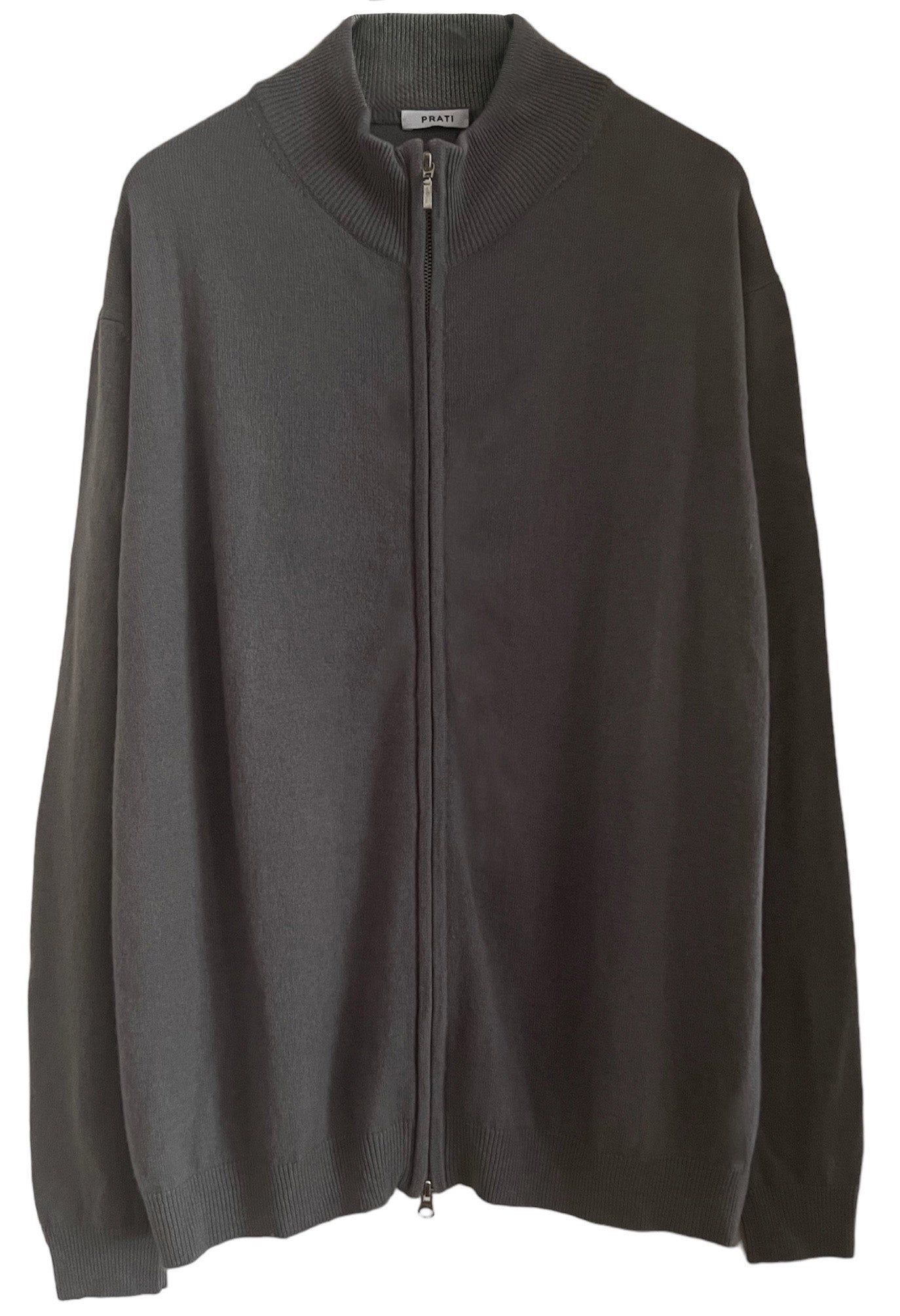 Men´s cashmere zip front sweater black