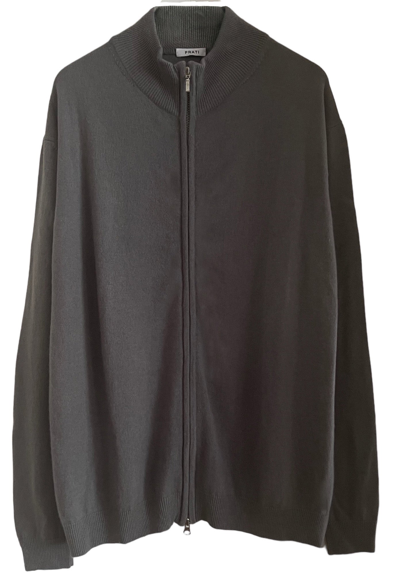 Men´s cashmere zip front sweater navy