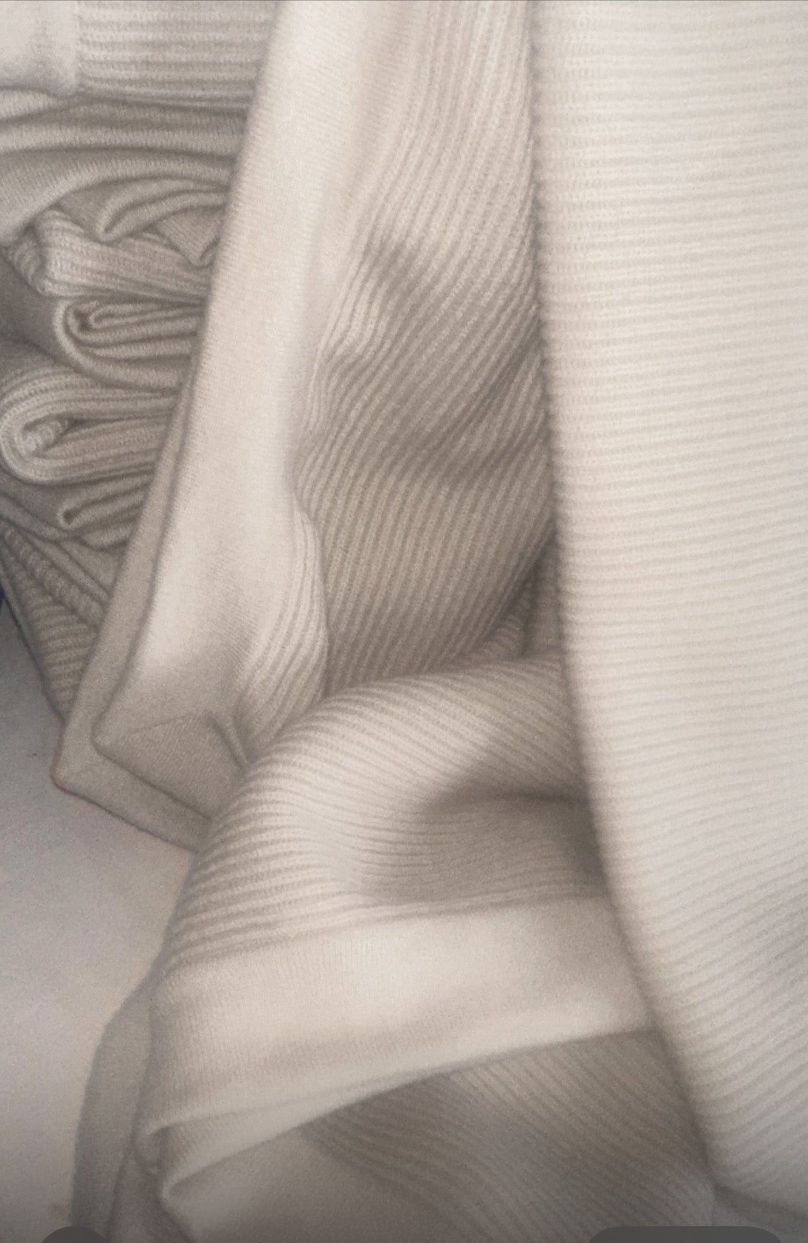 100% Cashmere blanket with folded edge 70x 200 cm