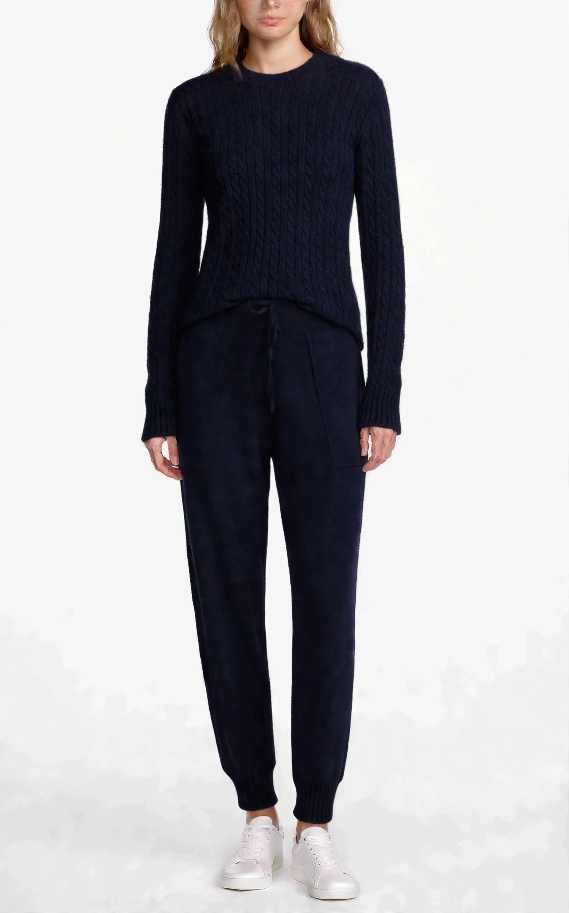 Cashmere jogger black