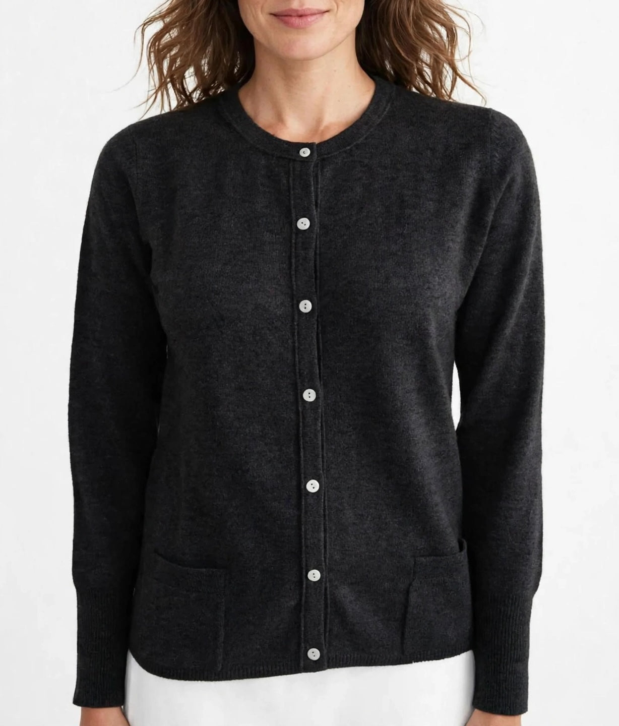 Cashmere cardigan black