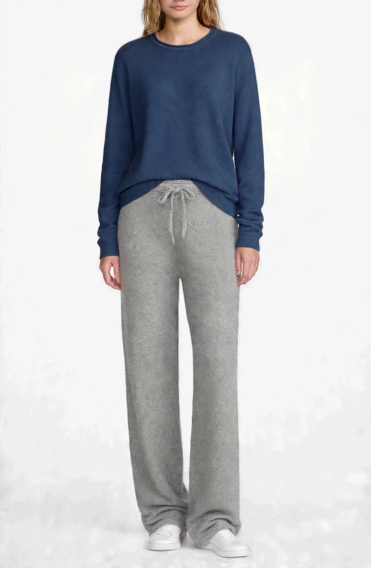 Cashmere Silk roll neck sweater