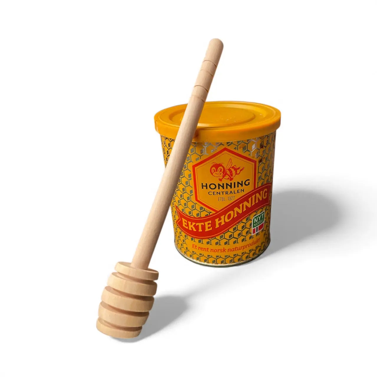 Honning skje i solid tre – Perfekt til honning, kaffe og te