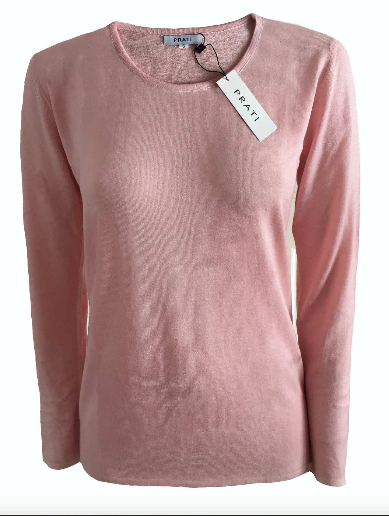 Cashmere Silk crew neck sweater rose