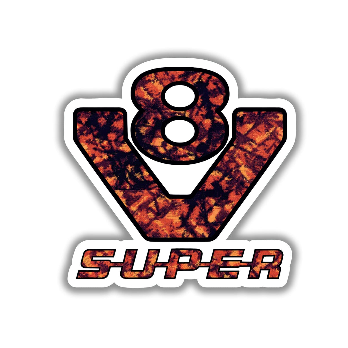 V8 SuperPlysj – Sticker