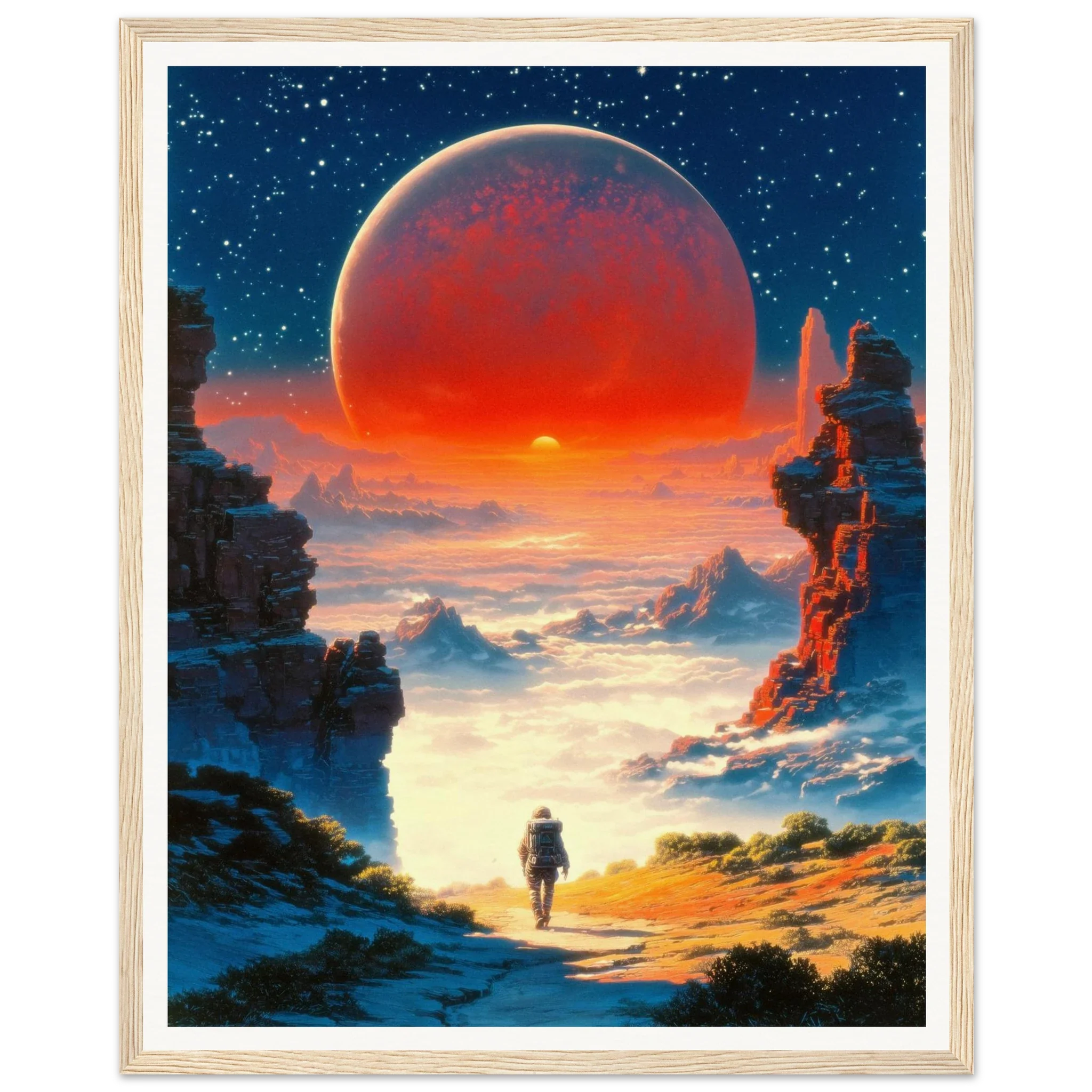 Astronaut's Red Dawn