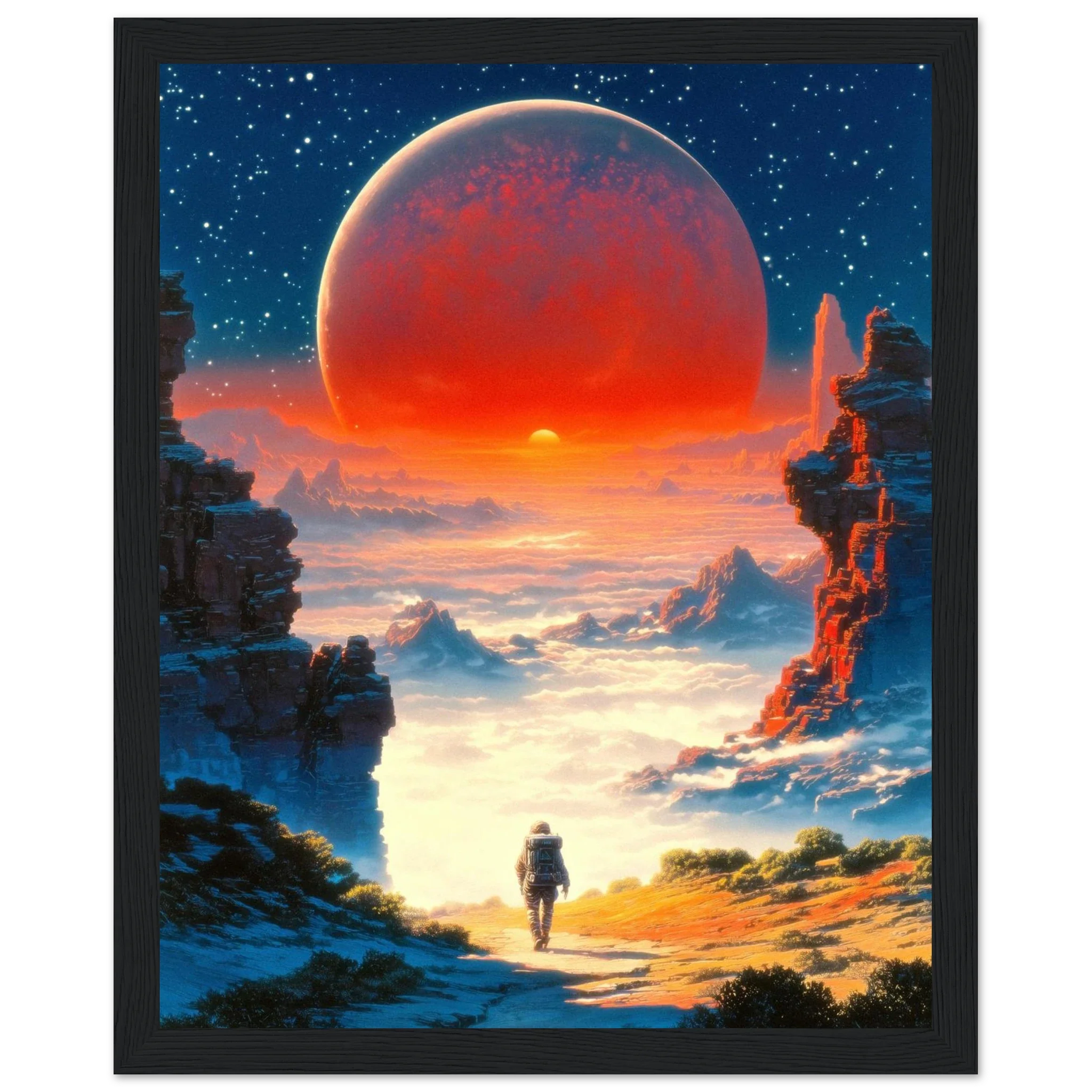 Astronaut's Red Dawn