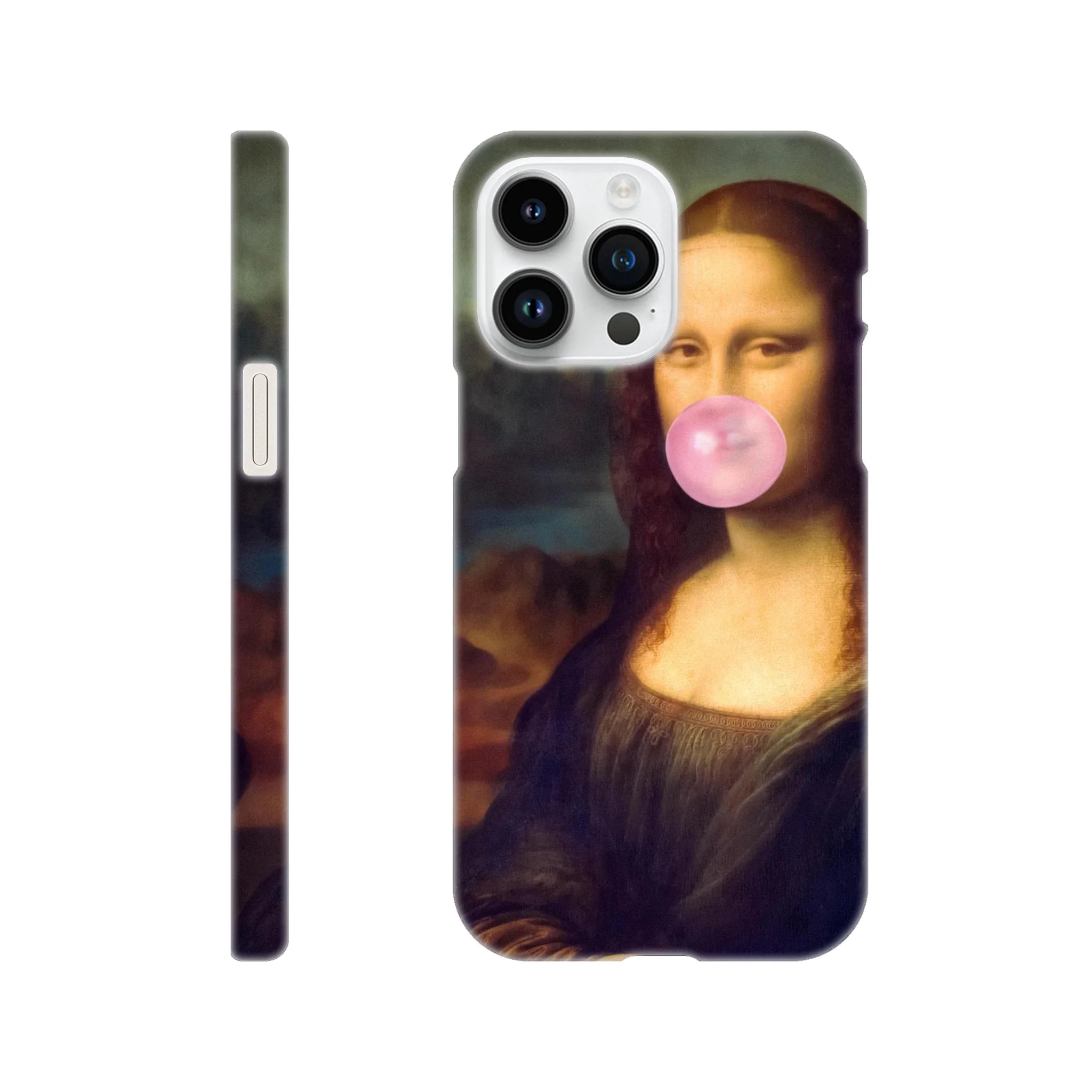 Mona Lisa Bubble Gum iPhone Case