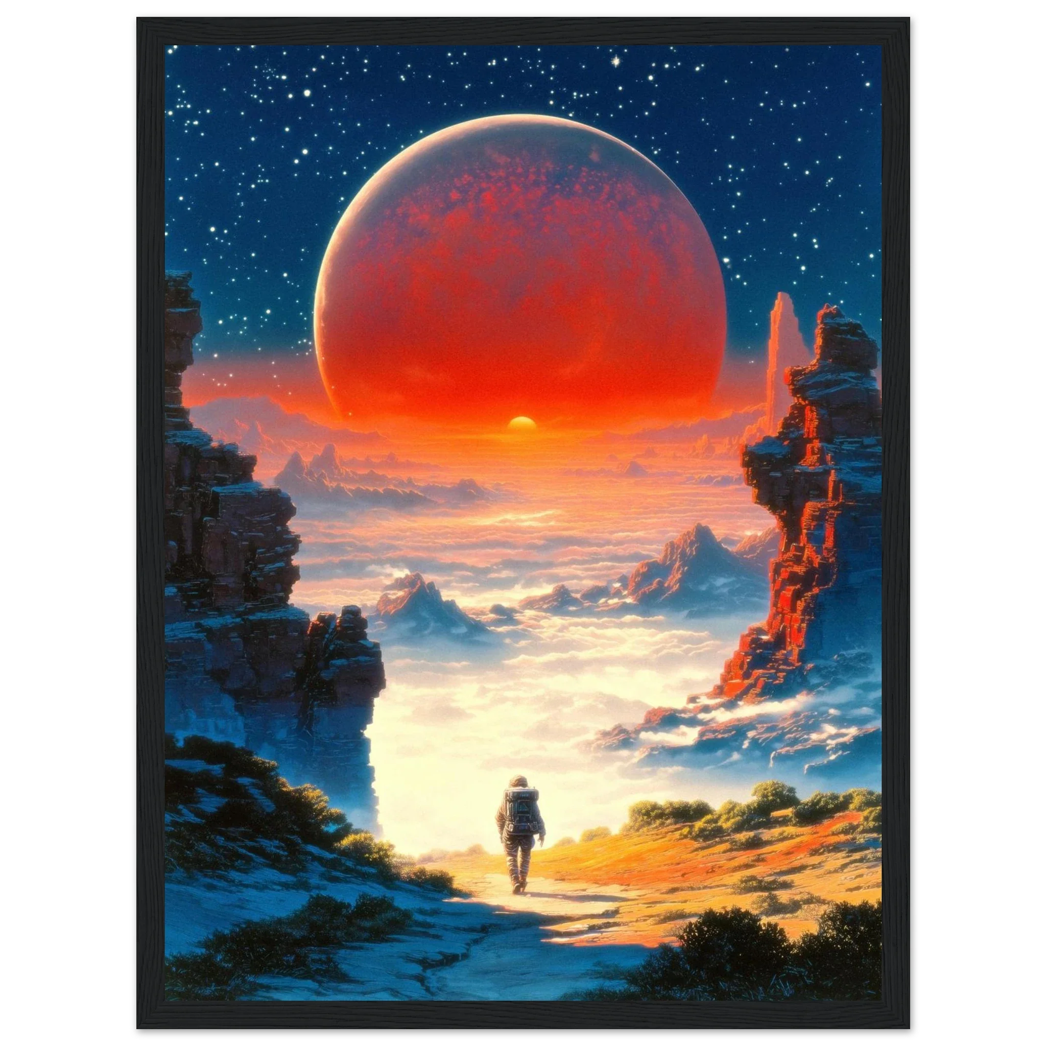 Astronaut's Red Dawn