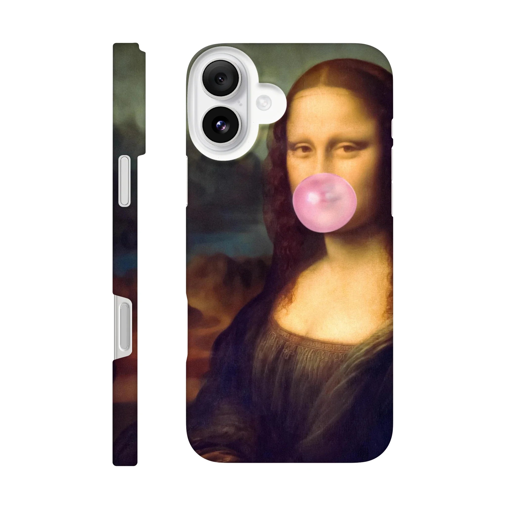 Mona Lisa Bubble Gum iPhone Case