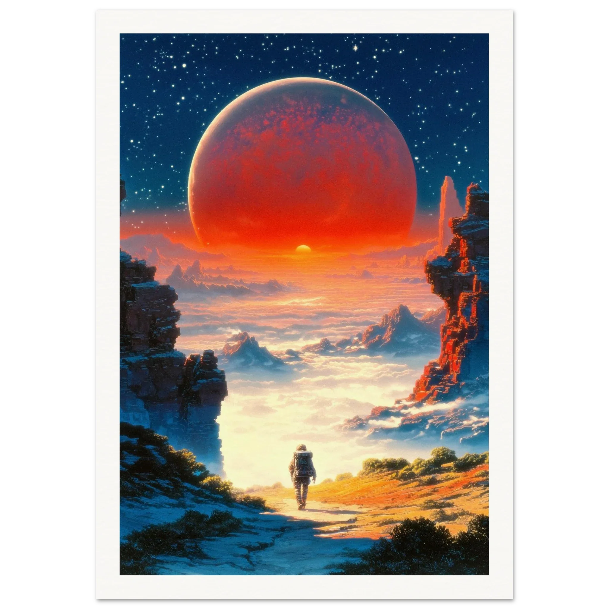 Astronaut's Red Dawn