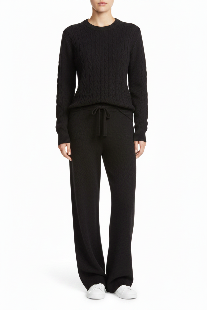 Cashmere lounge pant navy