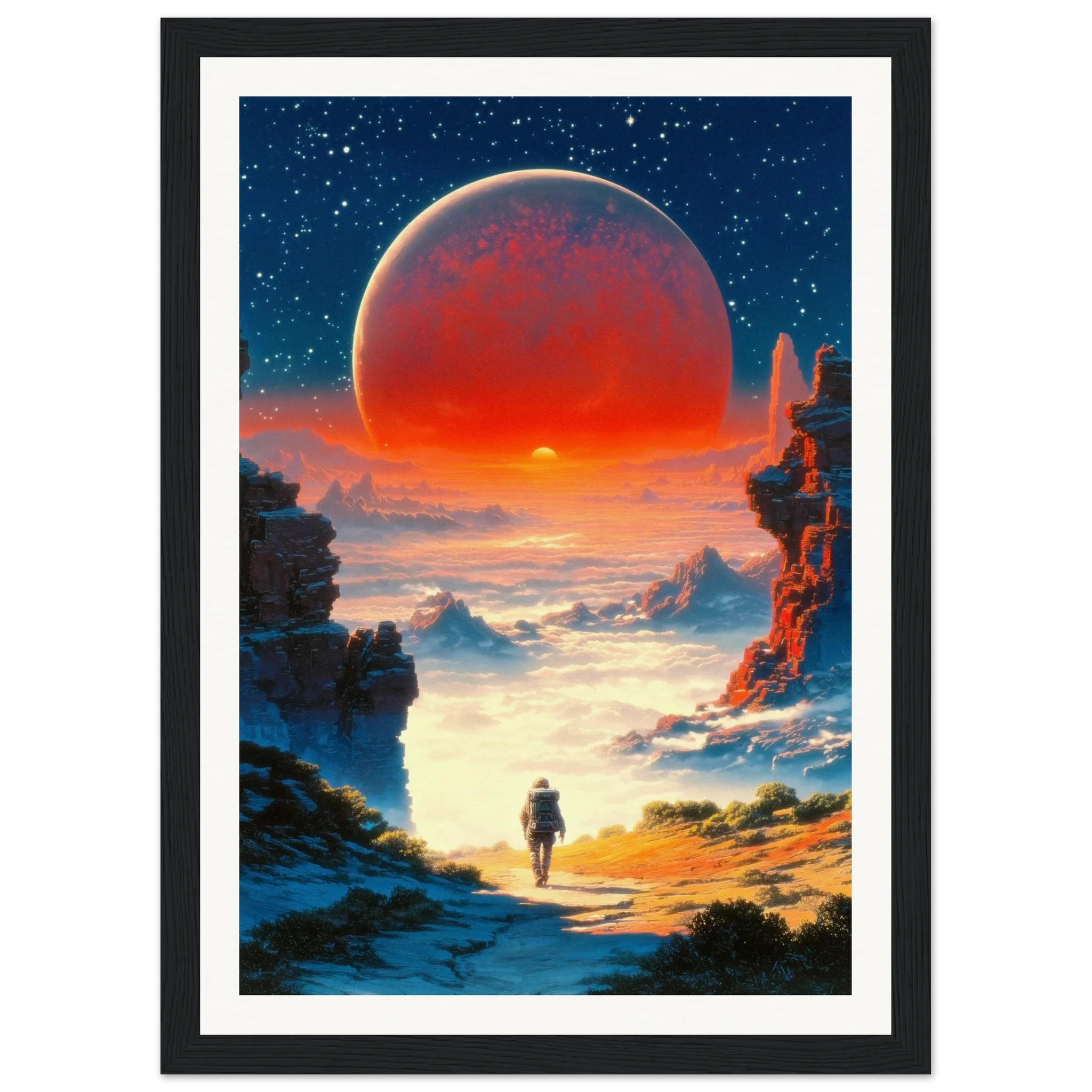 Astronaut's Red Dawn