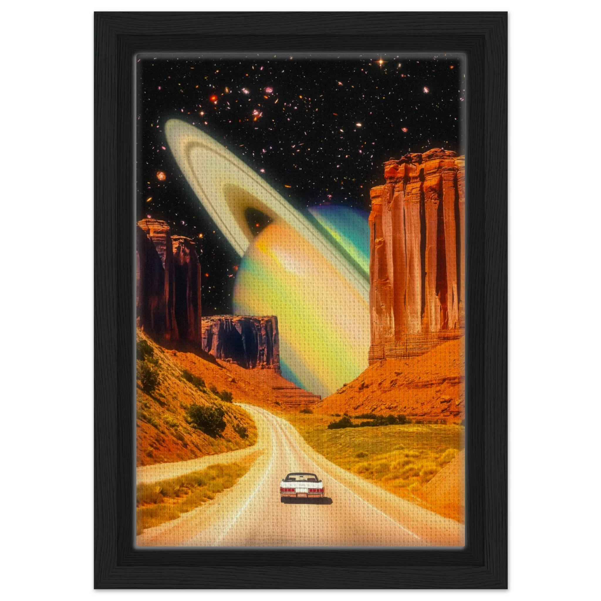 Road Trip to Saturn Canvas