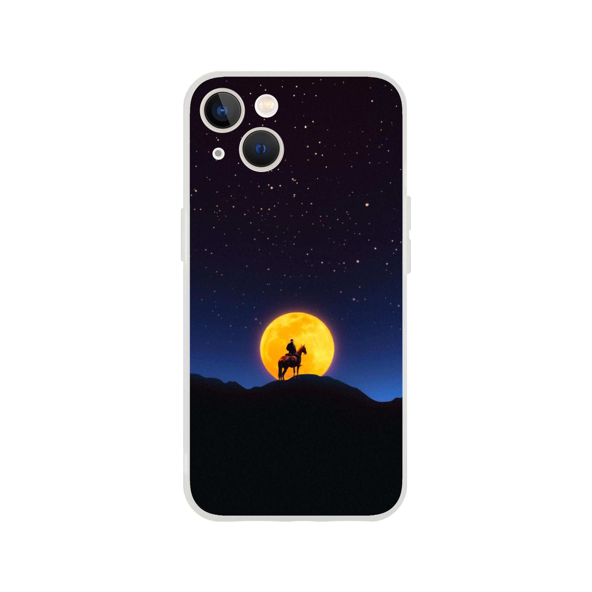 The Rider and The Moon iPhone Case