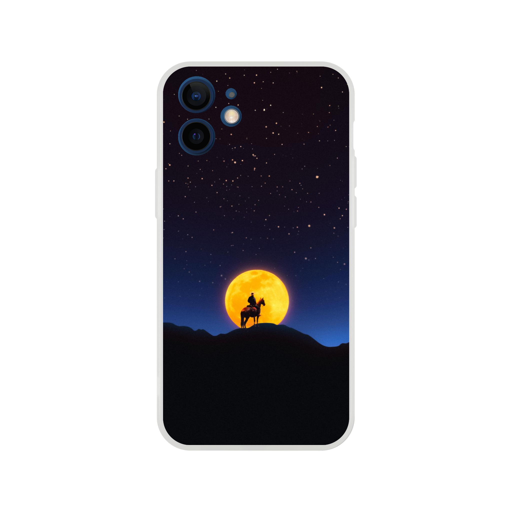 The Rider and The Moon iPhone Case