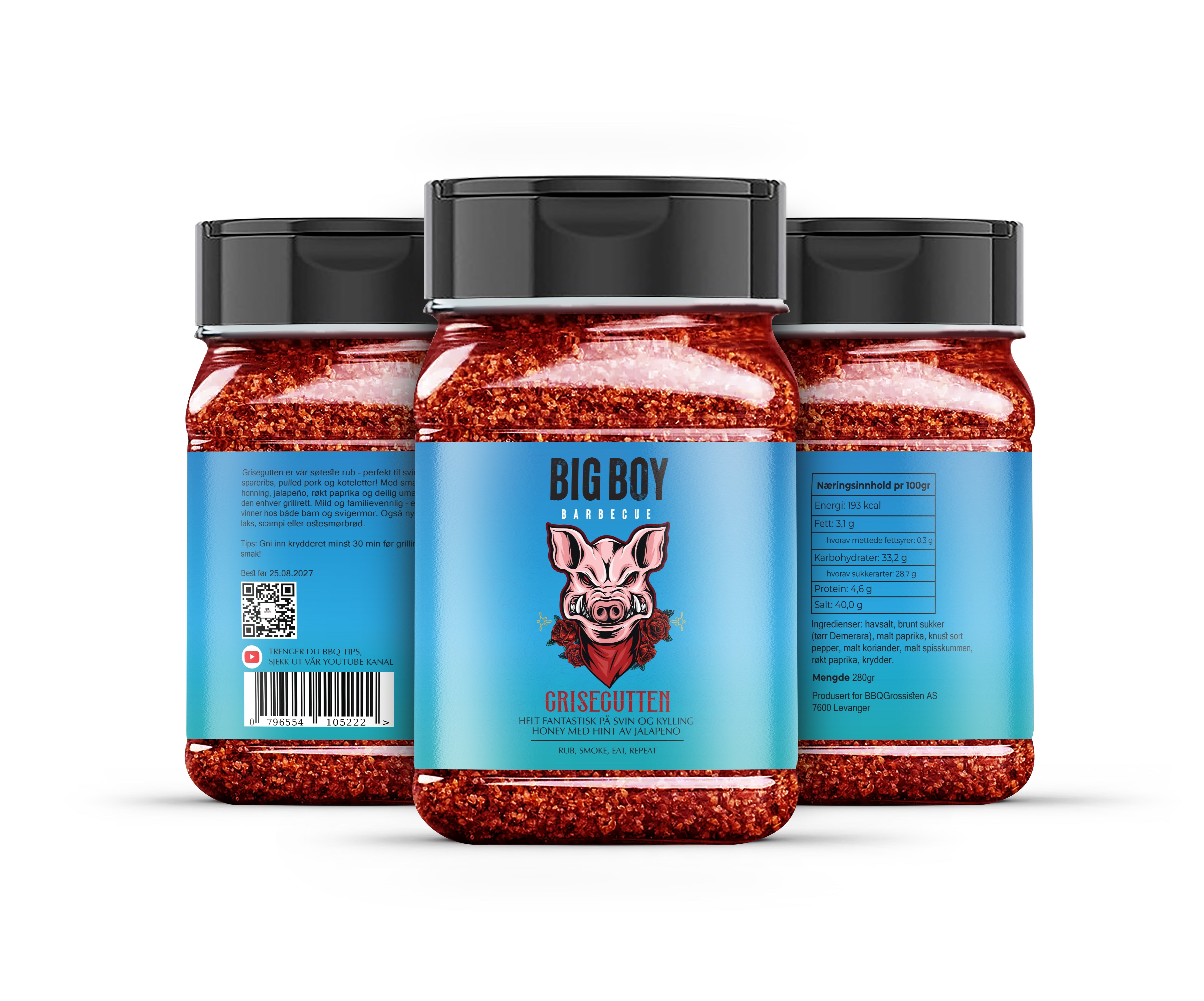 Big Boy BBQ Grisegutten 280gr