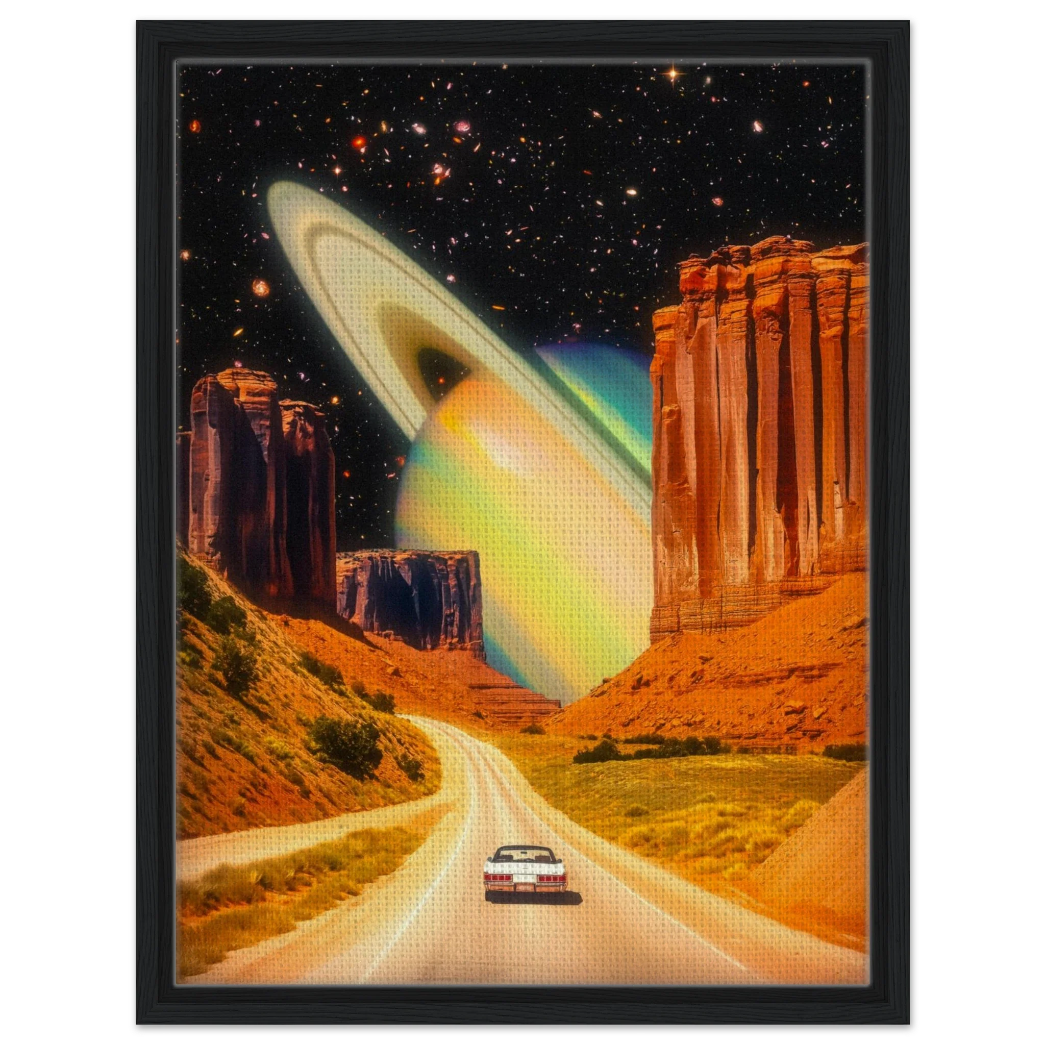 Road Trip to Saturn Canvas