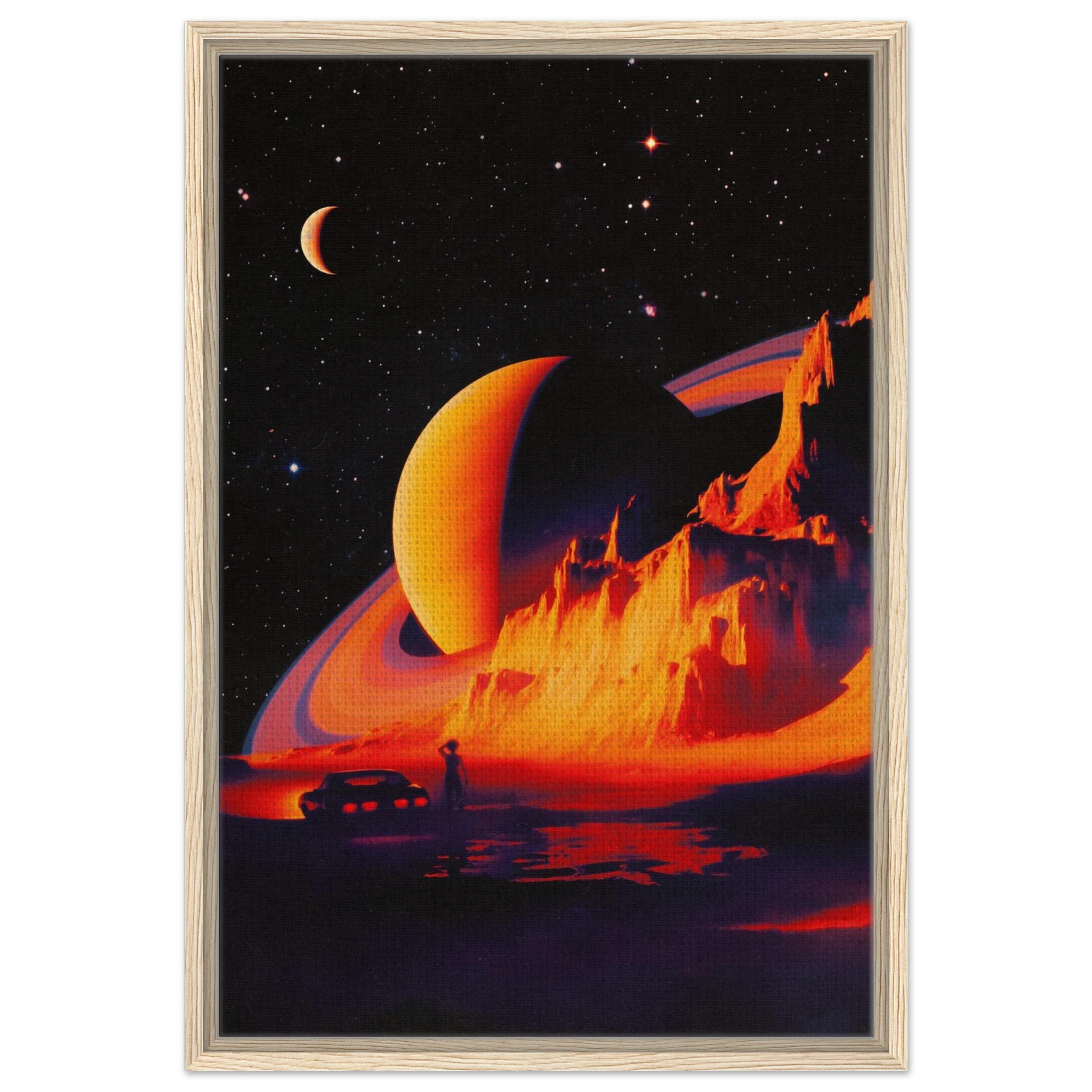 Alien Landscape Canvas