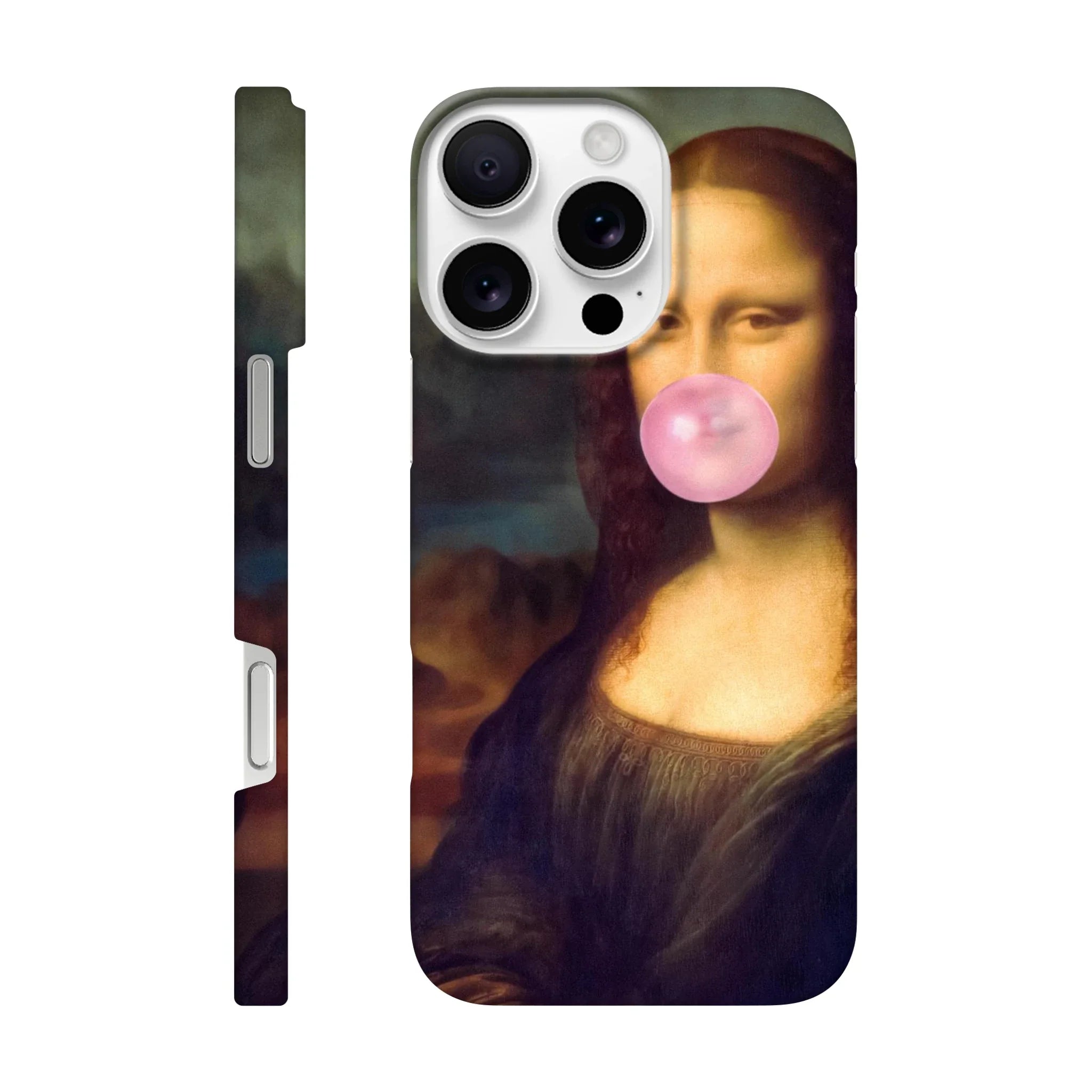 Mona Lisa Bubble Gum iPhone Case