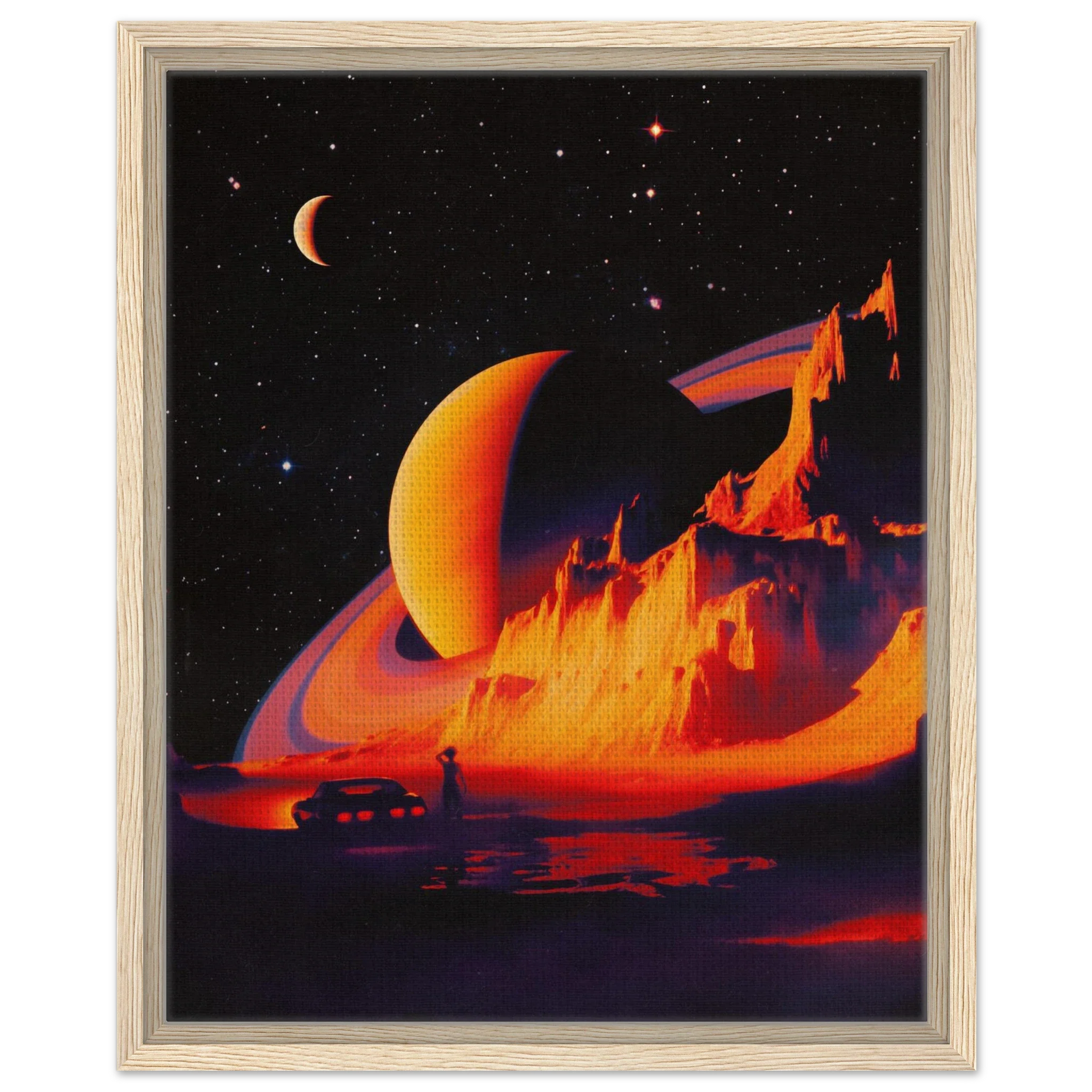 Alien Landscape Canvas