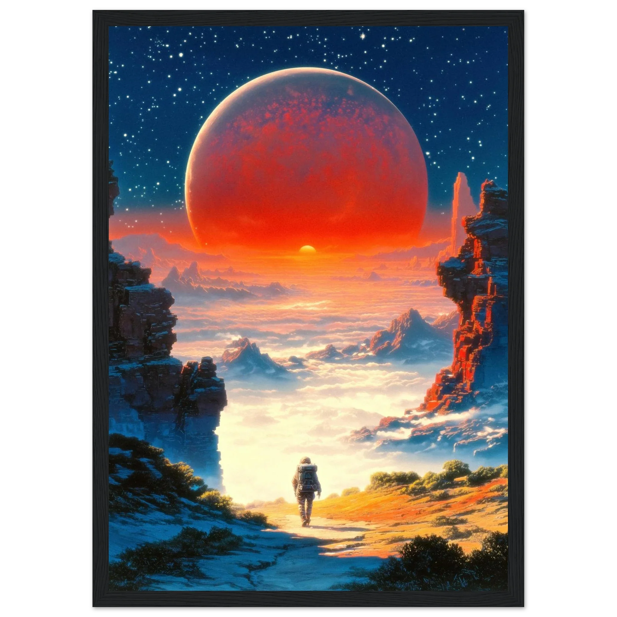 Astronaut's Red Dawn