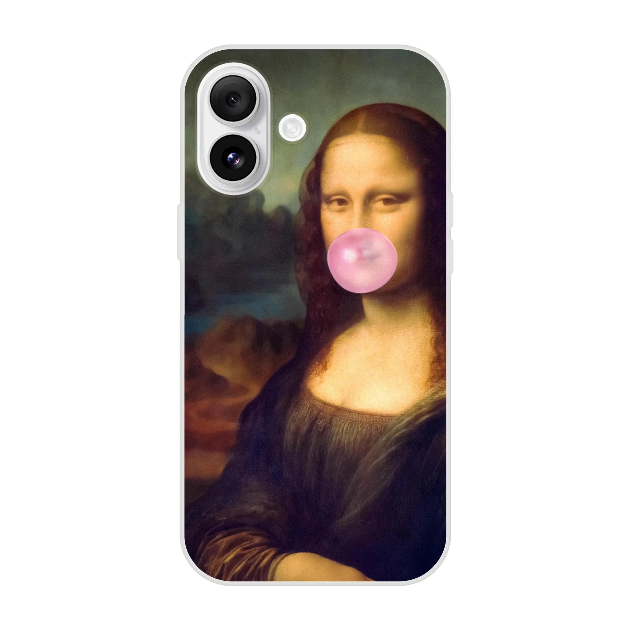 Mona Lisa Bubble Gum iPhone Case
