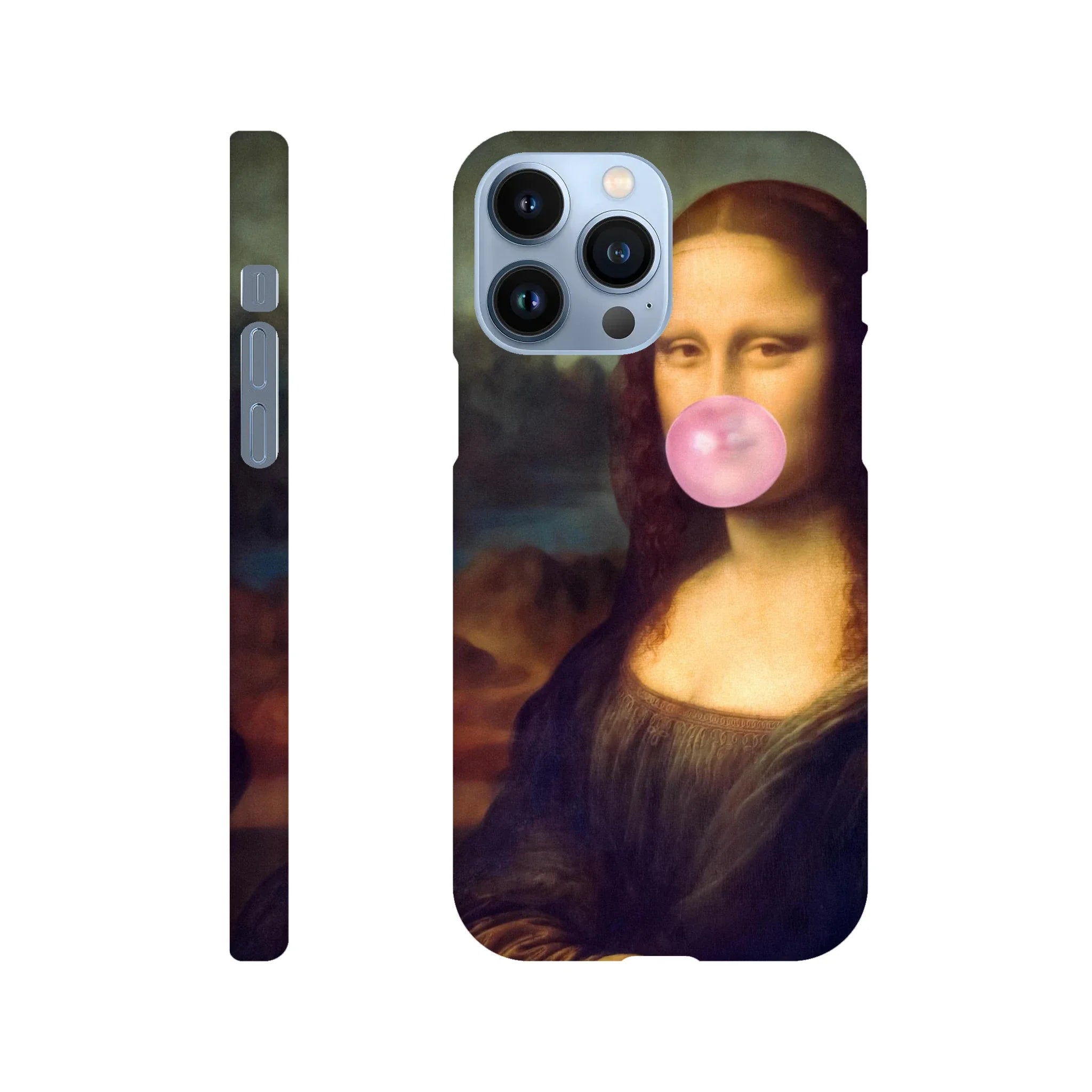 Mona Lisa Bubble Gum iPhone Case