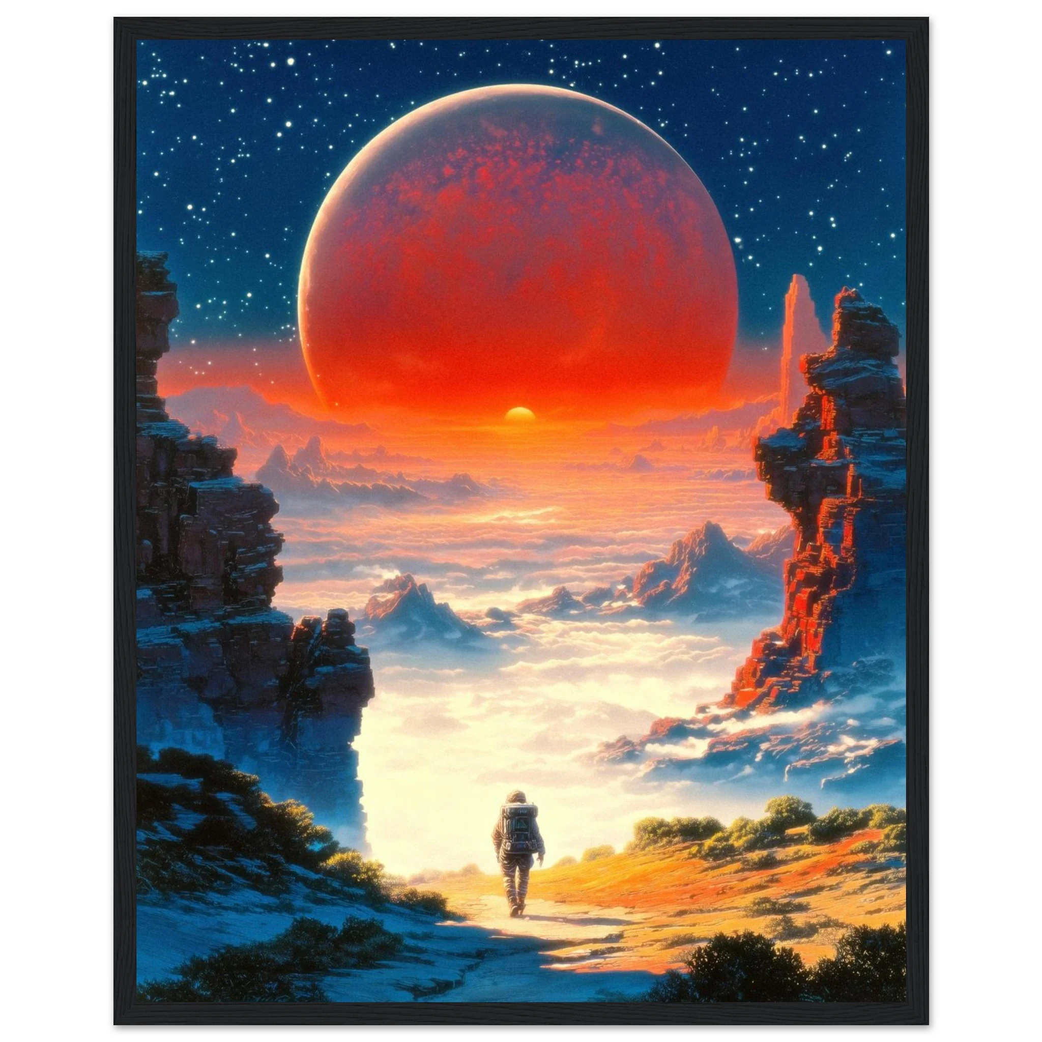 Astronaut's Red Dawn