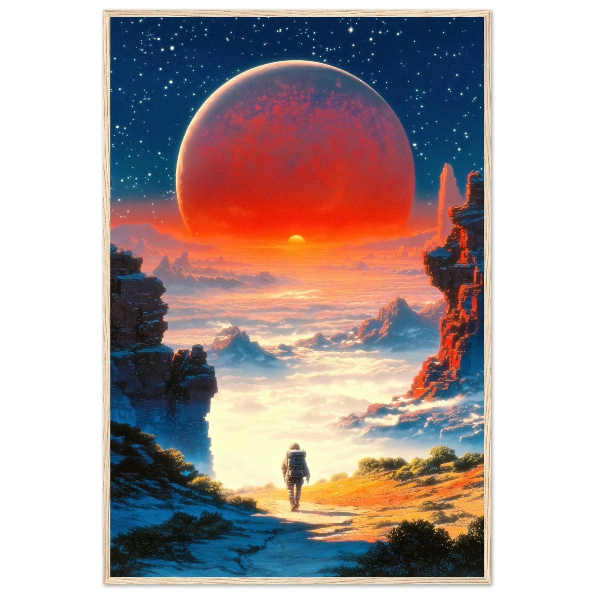 Astronaut's Red Dawn