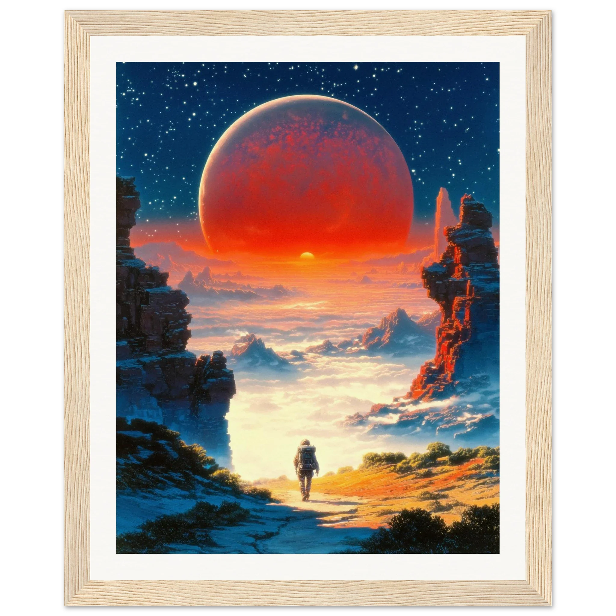 Astronaut's Red Dawn