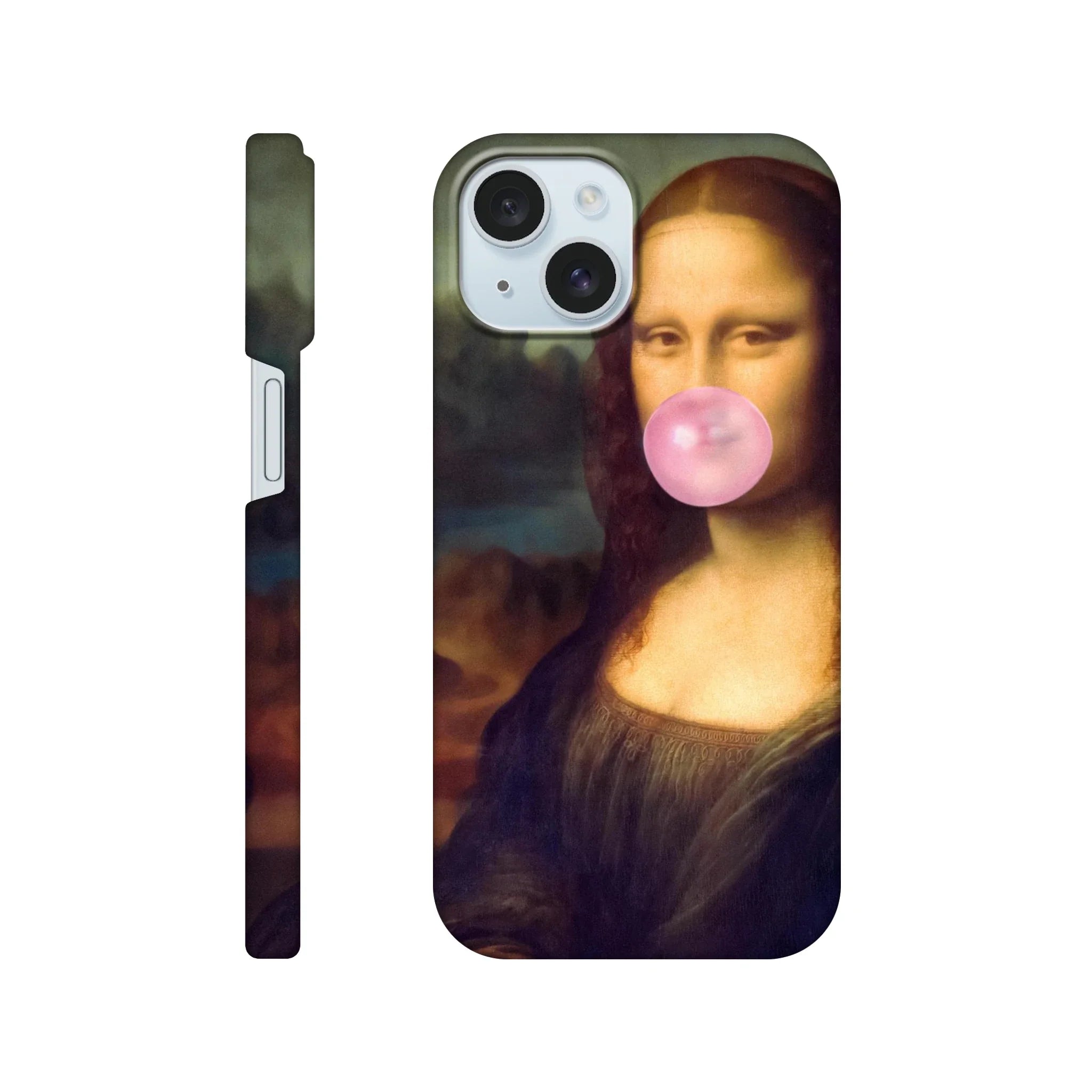 Mona Lisa Bubble Gum iPhone Case