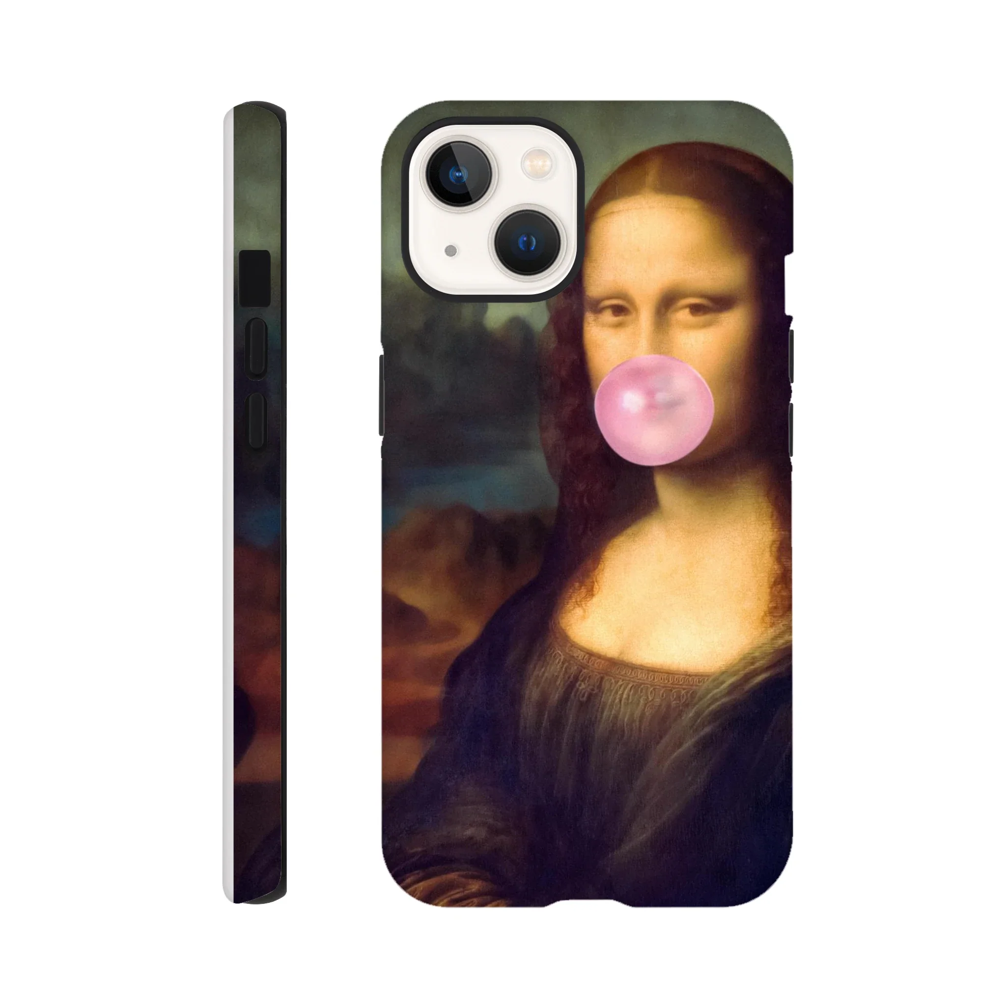 Mona Lisa Bubble Gum iPhone Case
