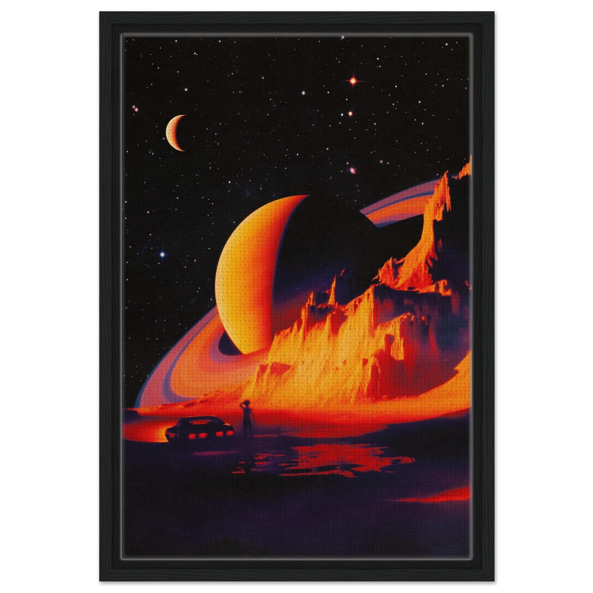 Alien Landscape Canvas