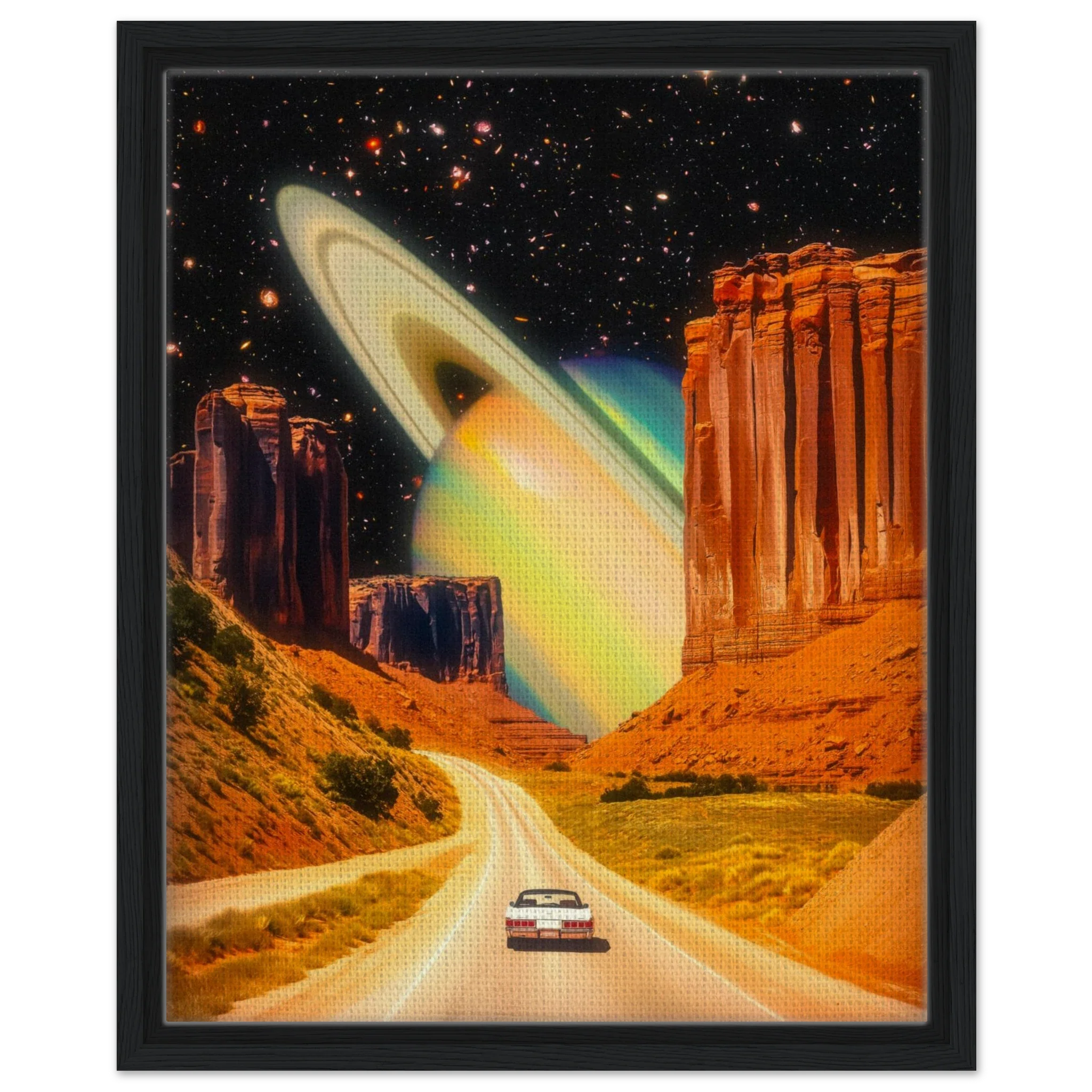 Road Trip to Saturn Canvas