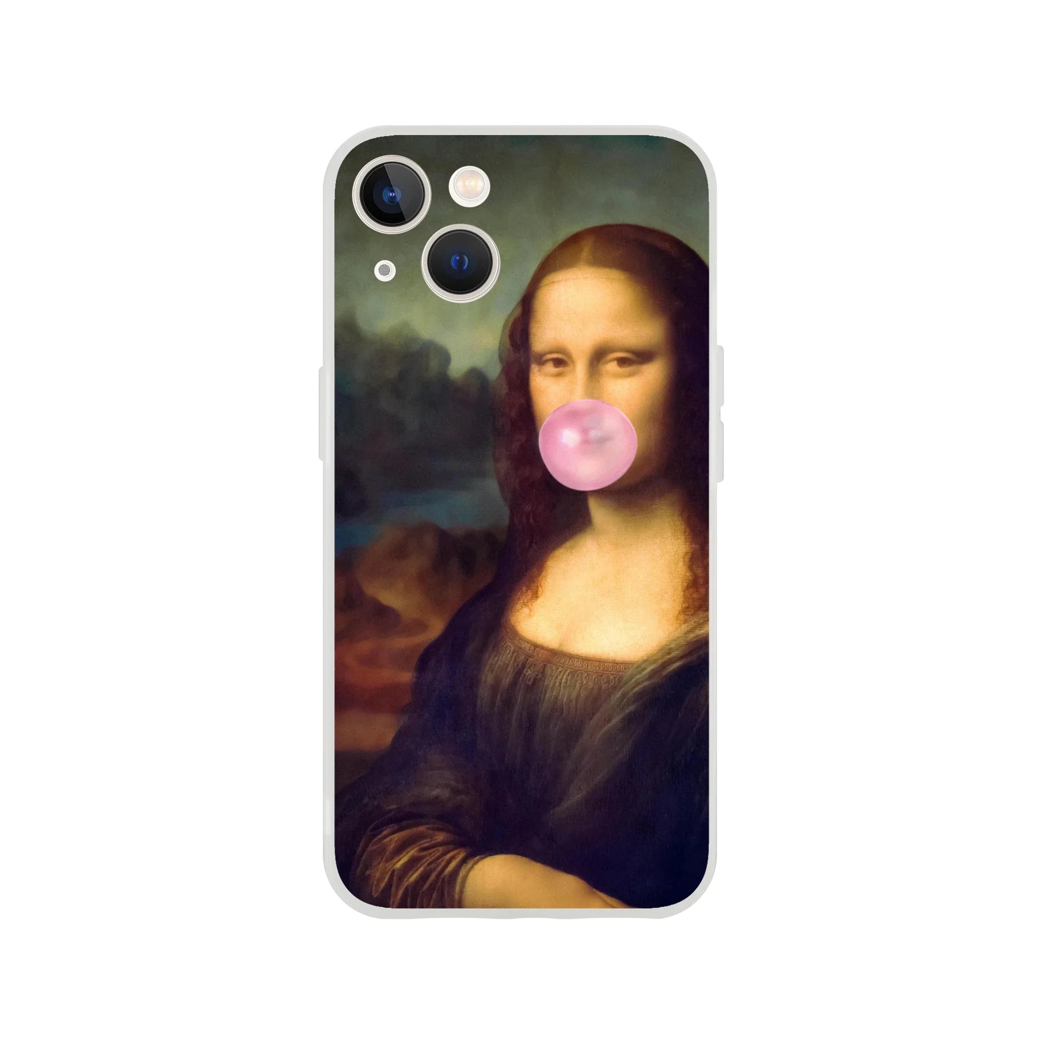 Mona Lisa Bubble Gum iPhone Case