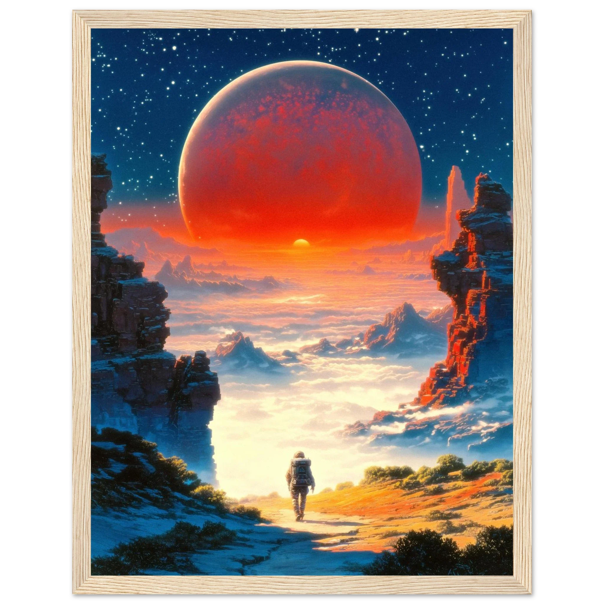 Astronaut's Red Dawn